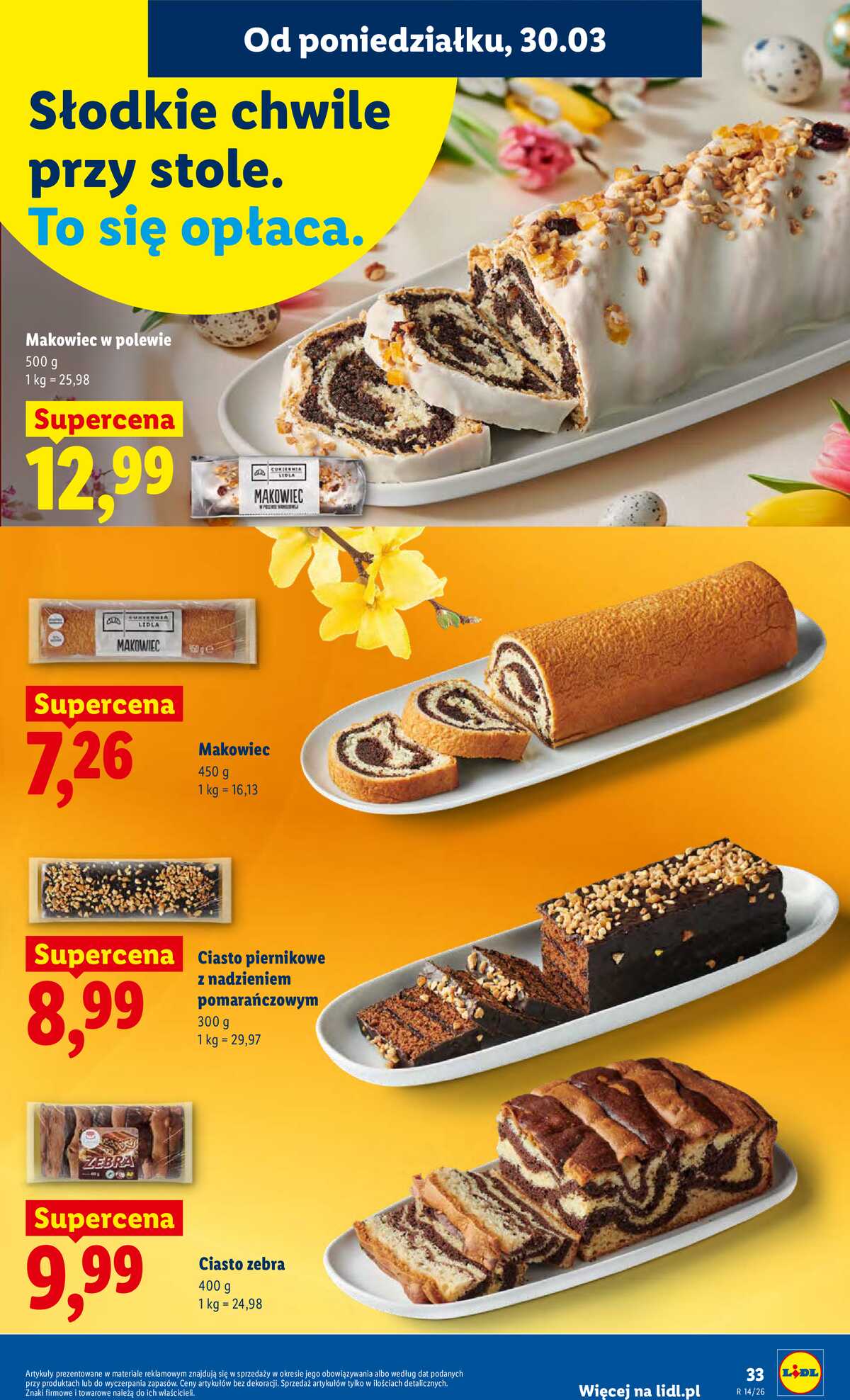 Leták Lidl Polsko 30.3.-1.4.2026 - Zpravodaj platný od 30.03 do 1.04 strana 33