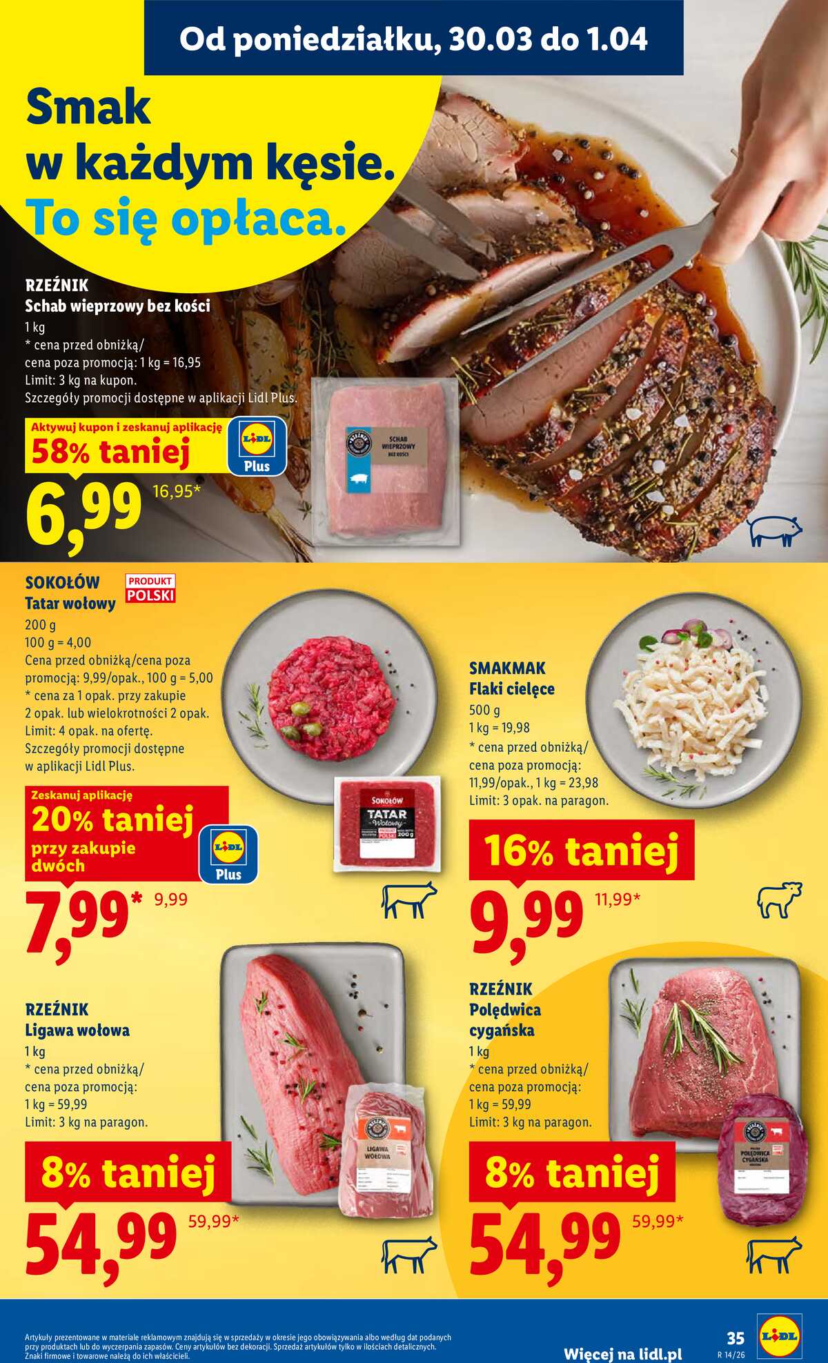 Leták Lidl Polsko 30.3.-1.4.2026 - Zpravodaj platný od 30.03 do 1.04 strana 35