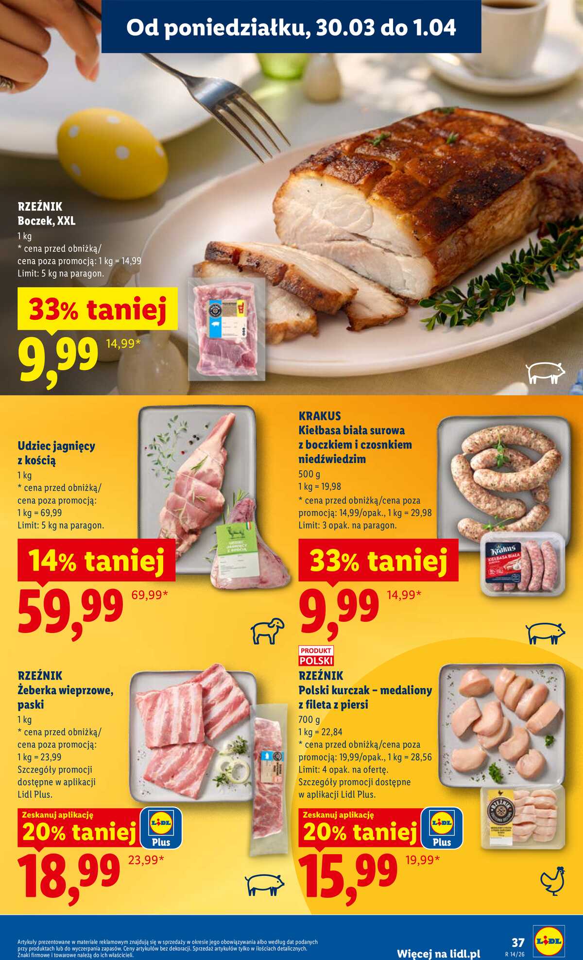 Leták Lidl Polsko 30.3.-1.4.2026 - Zpravodaj platný od 30.03 do 1.04 strana 37