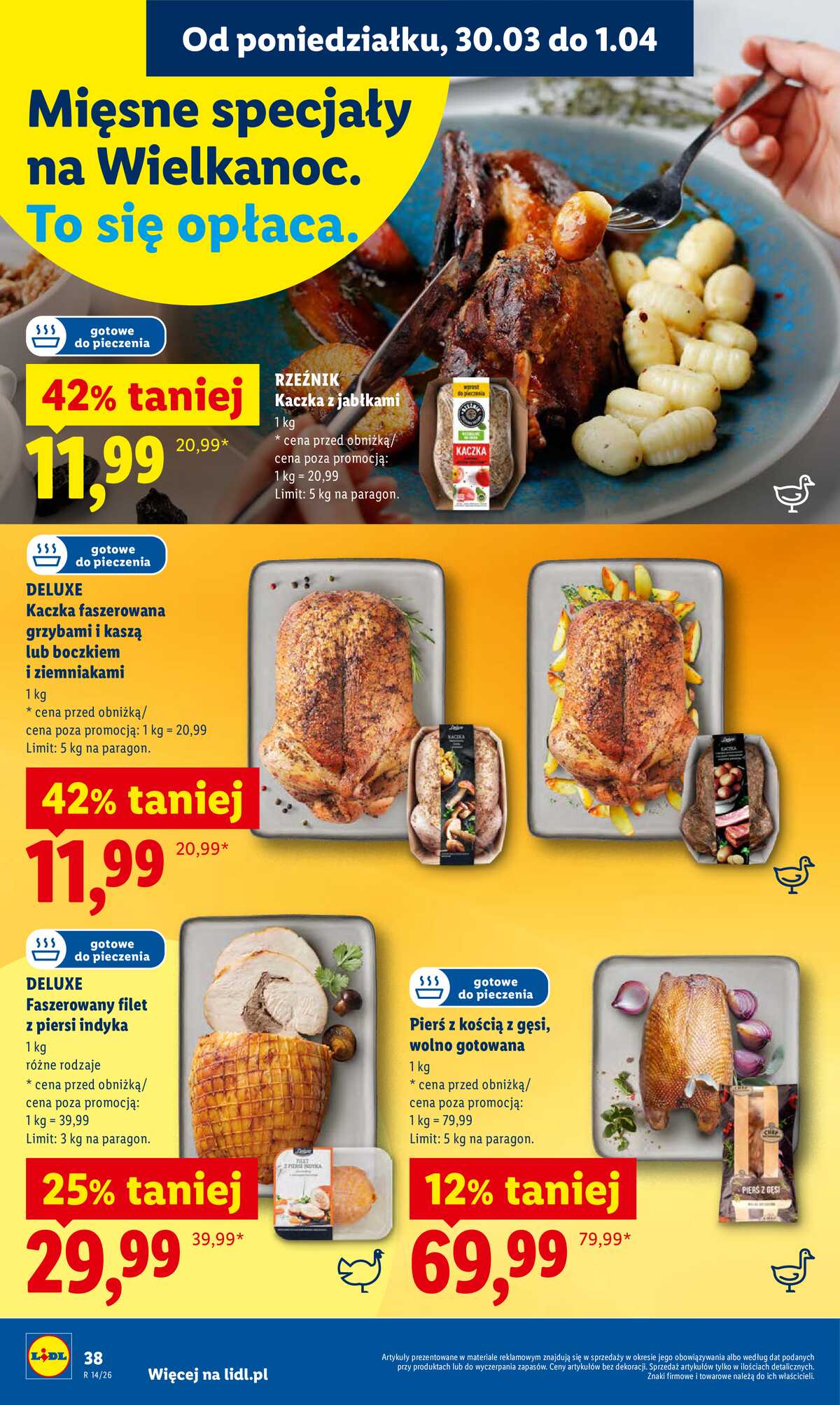 Leták Lidl Polsko 30.3.-1.4.2026 - Zpravodaj platný od 30.03 do 1.04 strana 38