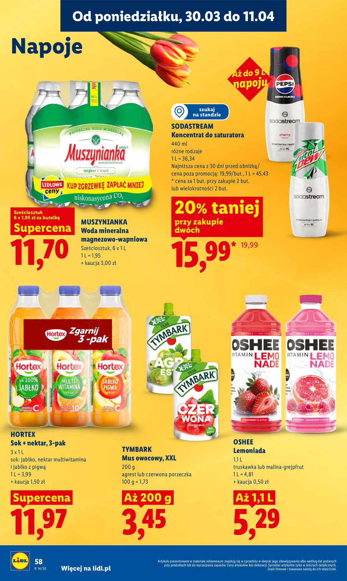 Leták Lidl Polsko 30.3.-1.4.2026 - Zpravodaj platný od 30.03 do 1.04 strana 58