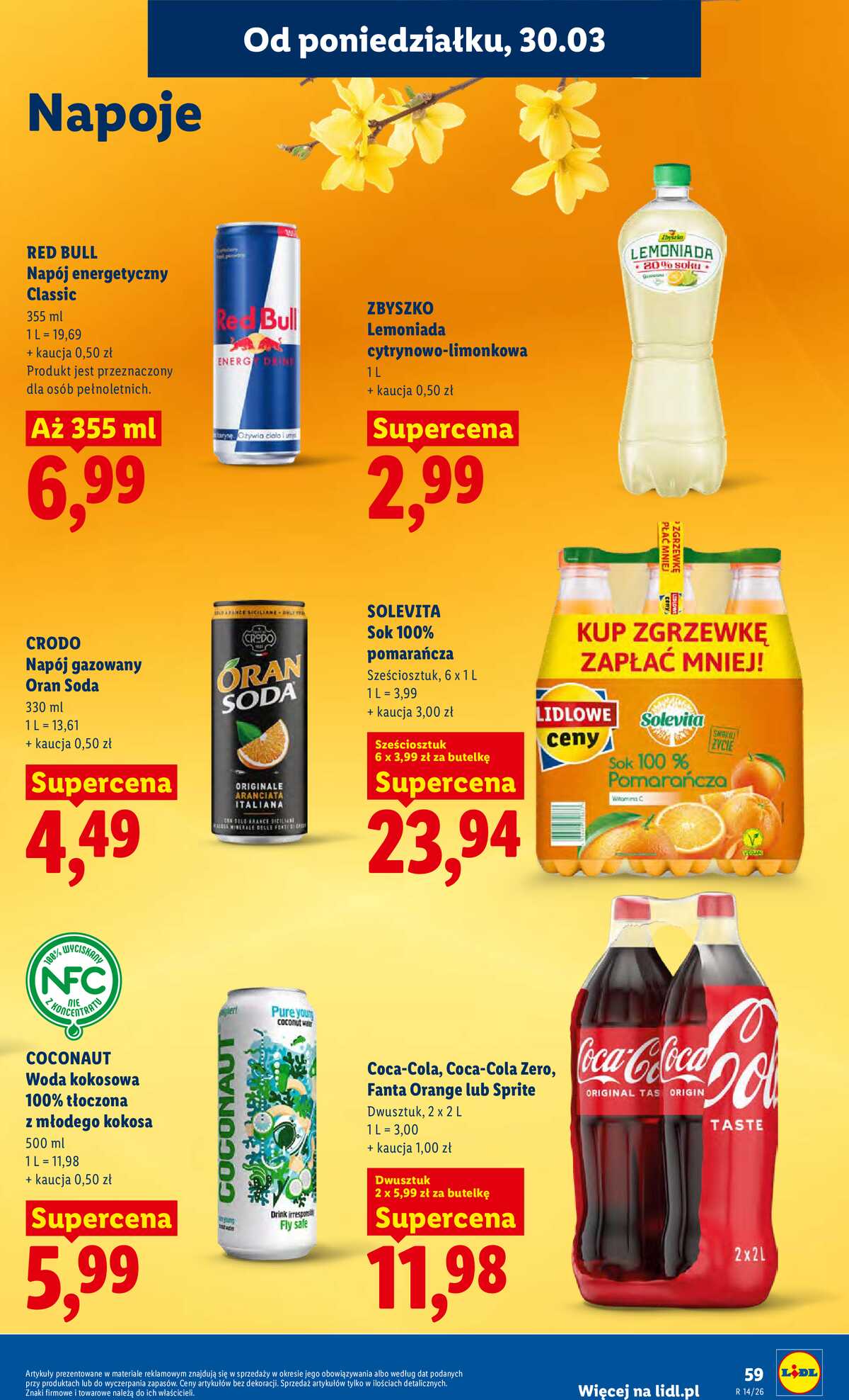 Leták Lidl Polsko 30.3.-1.4.2026 - Zpravodaj platný od 30.03 do 1.04 strana 59