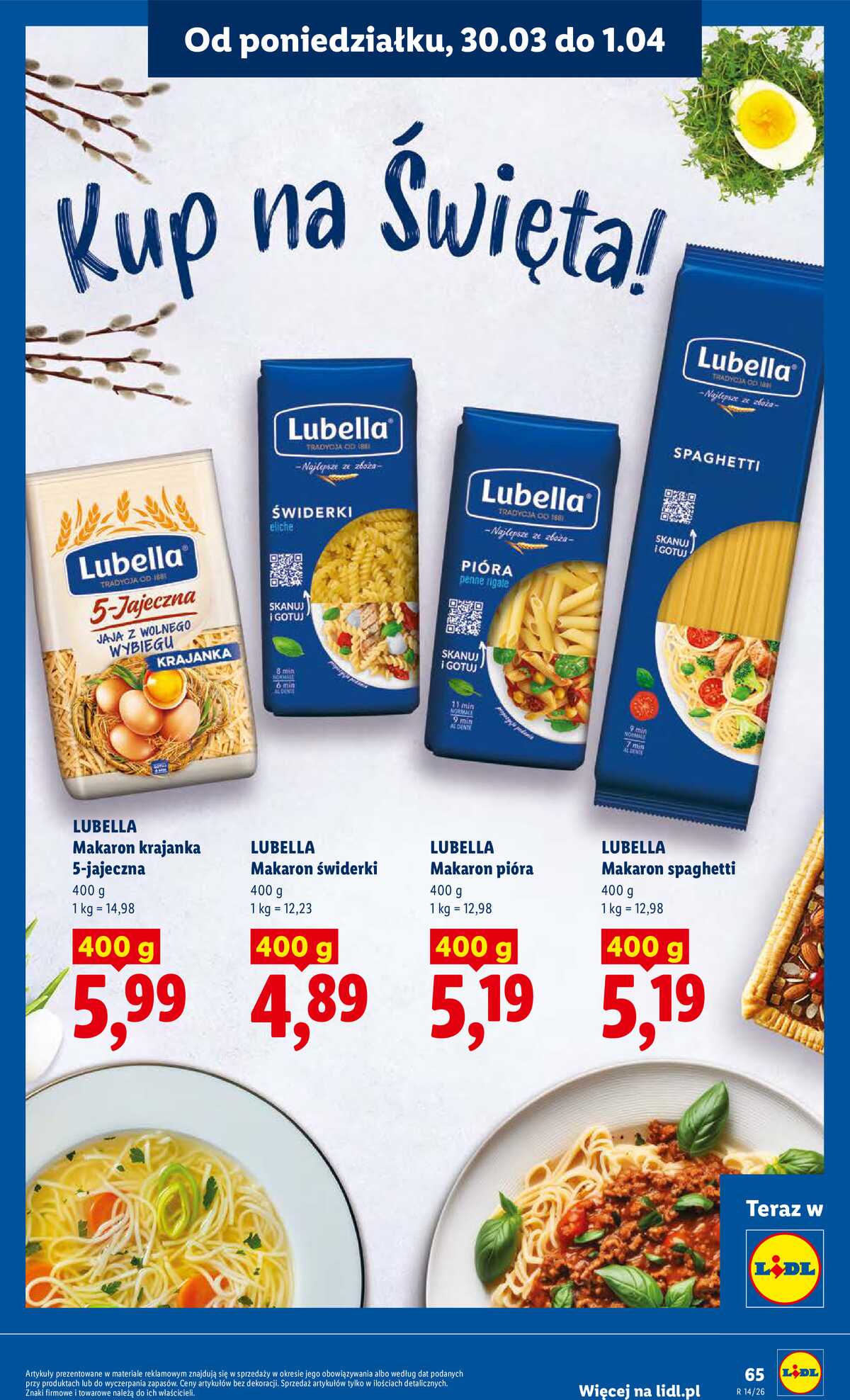 Leták Lidl Polsko 30.3.-1.4.2026 - Zpravodaj platný od 30.03 do 1.04 strana 65