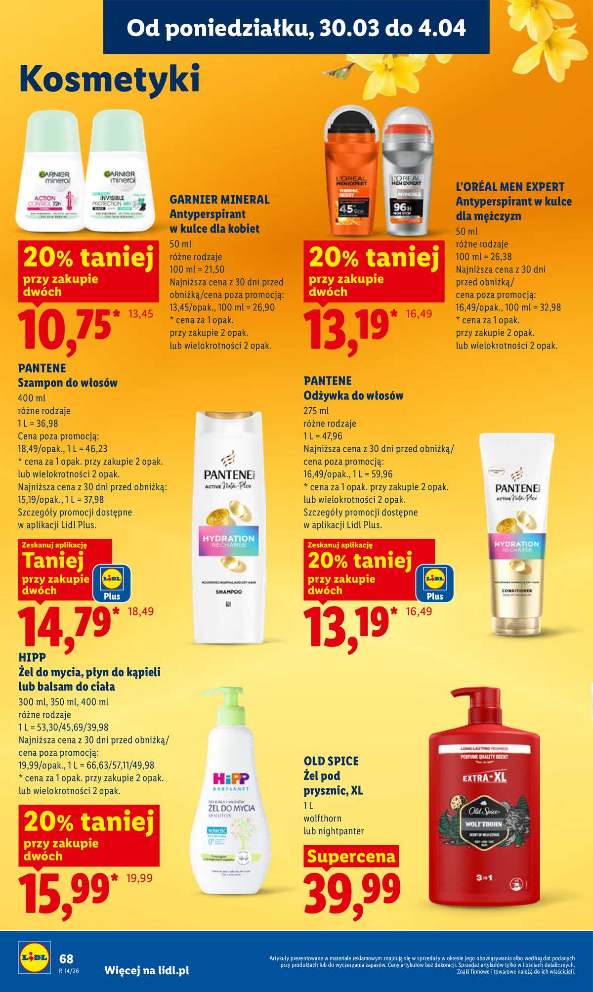 Leták Lidl Polsko 30.3.-1.4.2026 - Zpravodaj platný od 30.03 do 1.04 strana 68