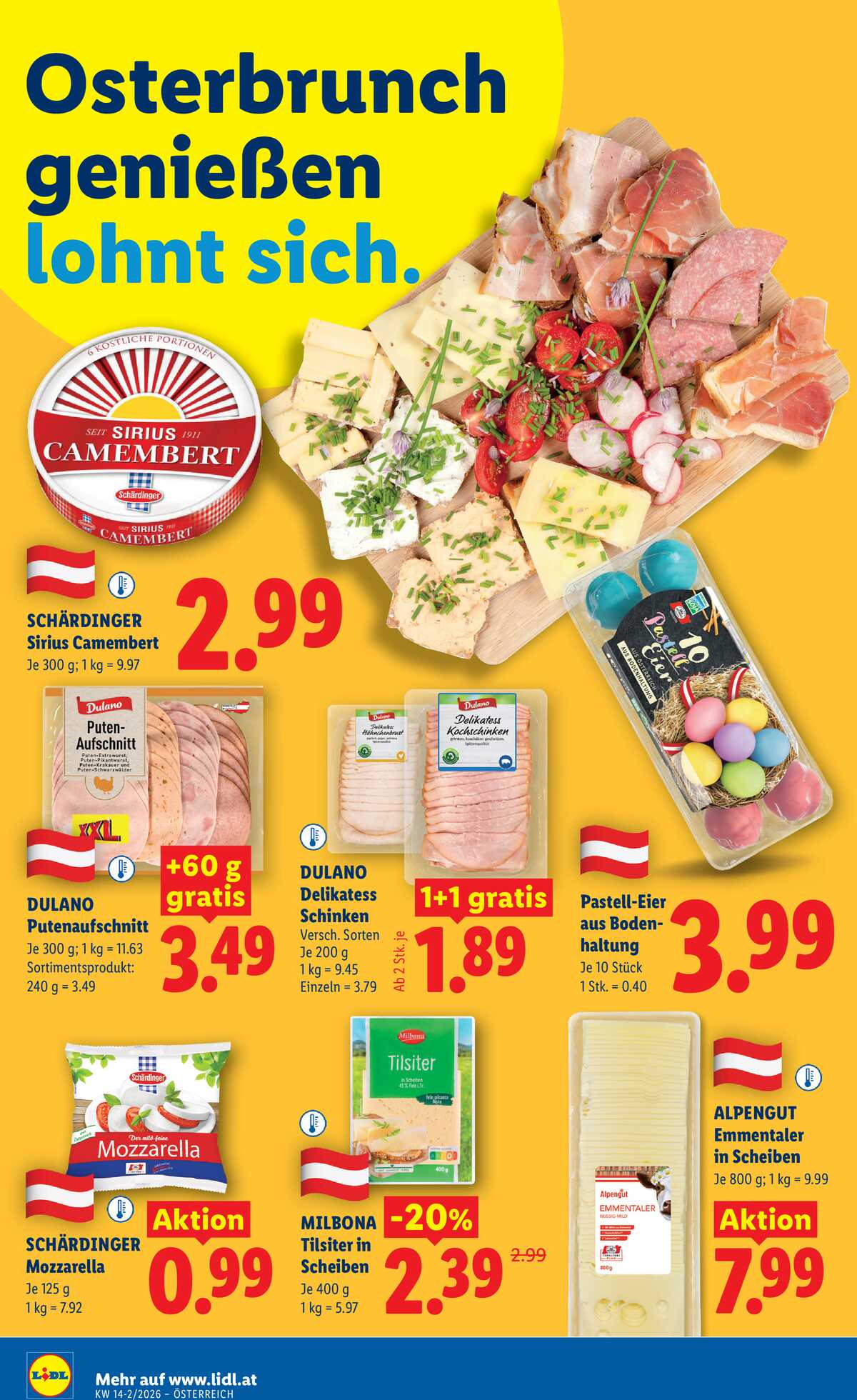 Leták Lidl Rakousko 2.4.-8.4.2026 strana 12