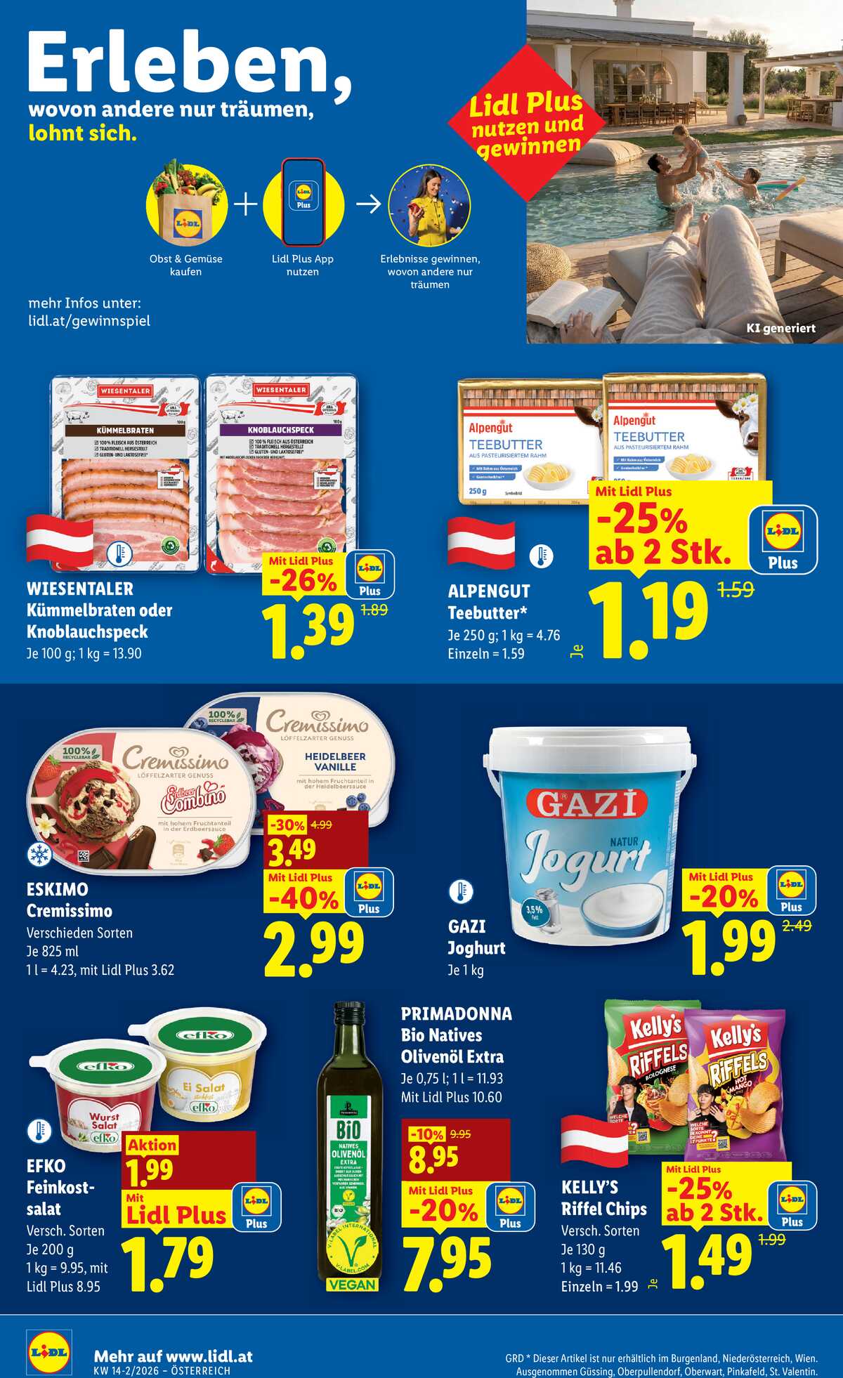 Leták Lidl Rakousko 2.4.-8.4.2026 strana 18