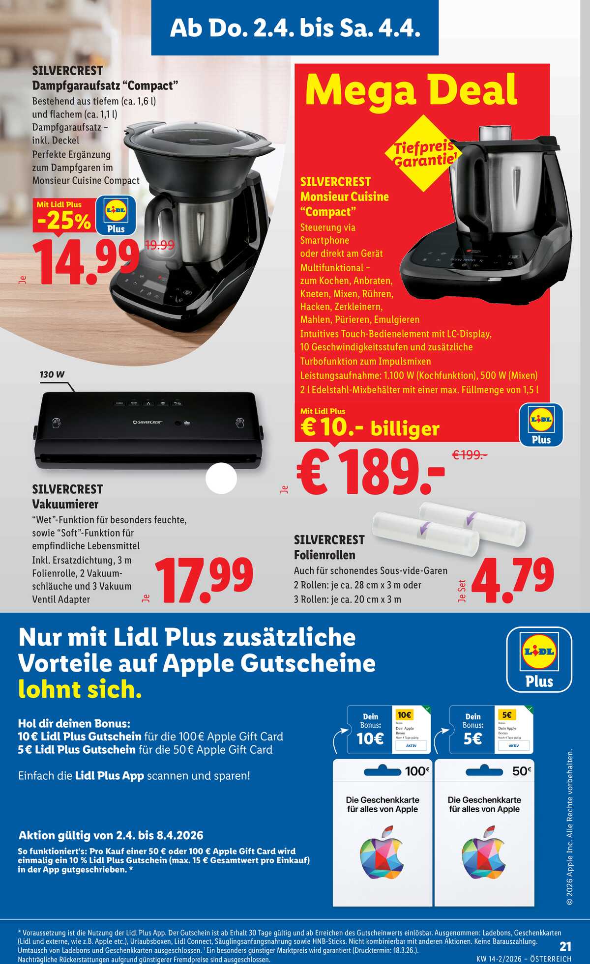 Leták Lidl Rakousko 2.4.-8.4.2026 strana 23