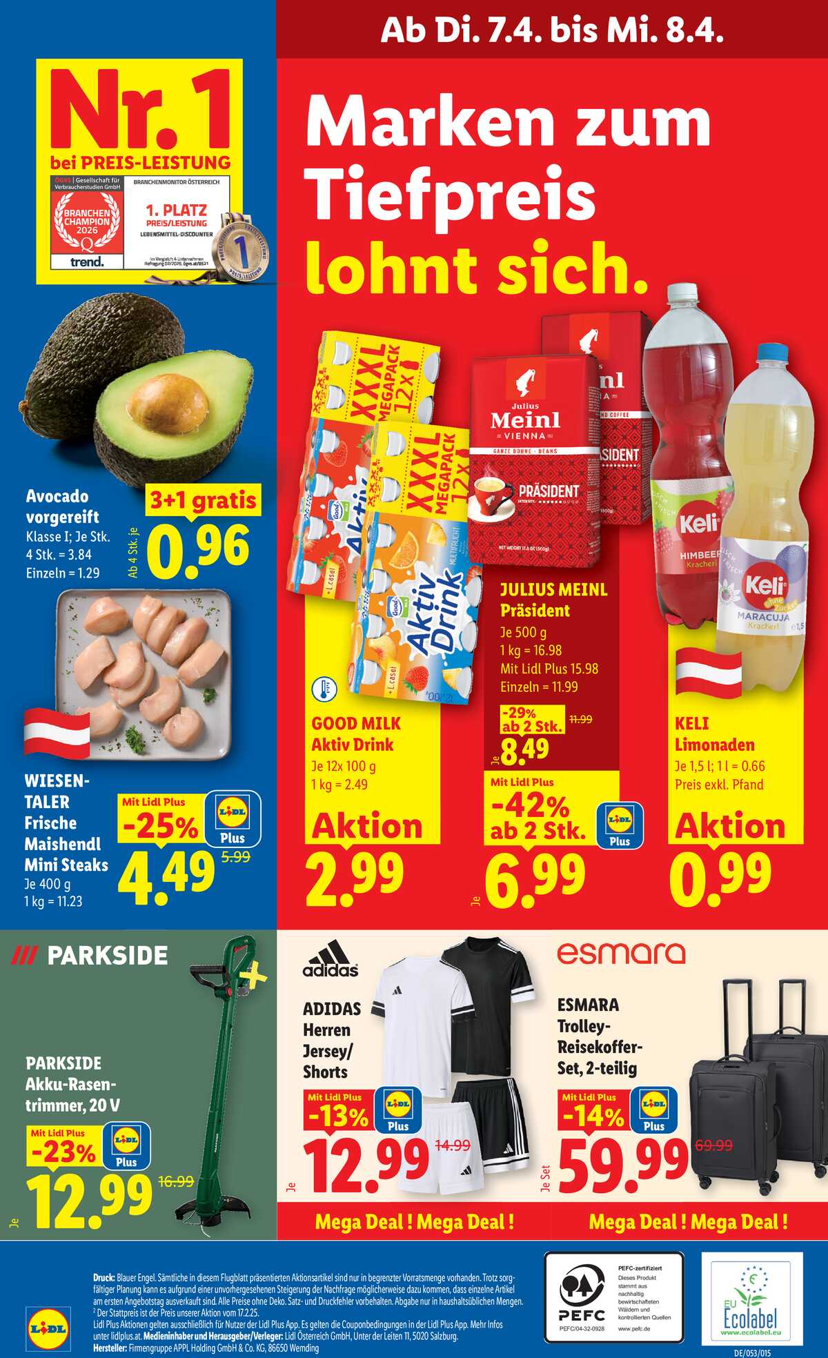 Leták Lidl Rakousko 2.4.-8.4.2026 strana 30
