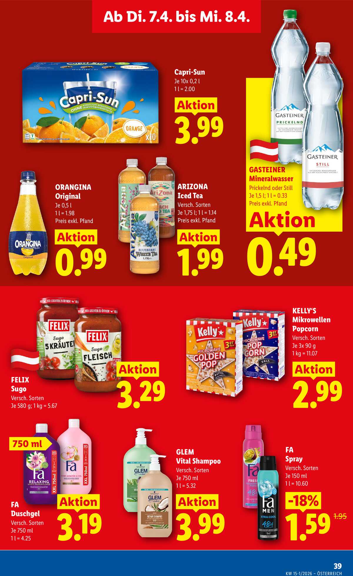 Leták Lidl Rakousko 2.4.-8.4.2026 strana 44