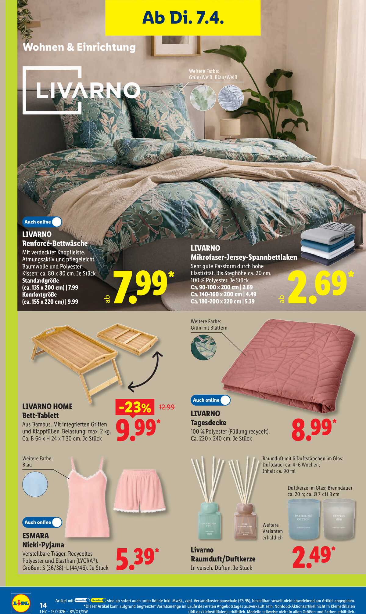 Leták Lidl Německo 7.4.-11.4.2026 strana 34