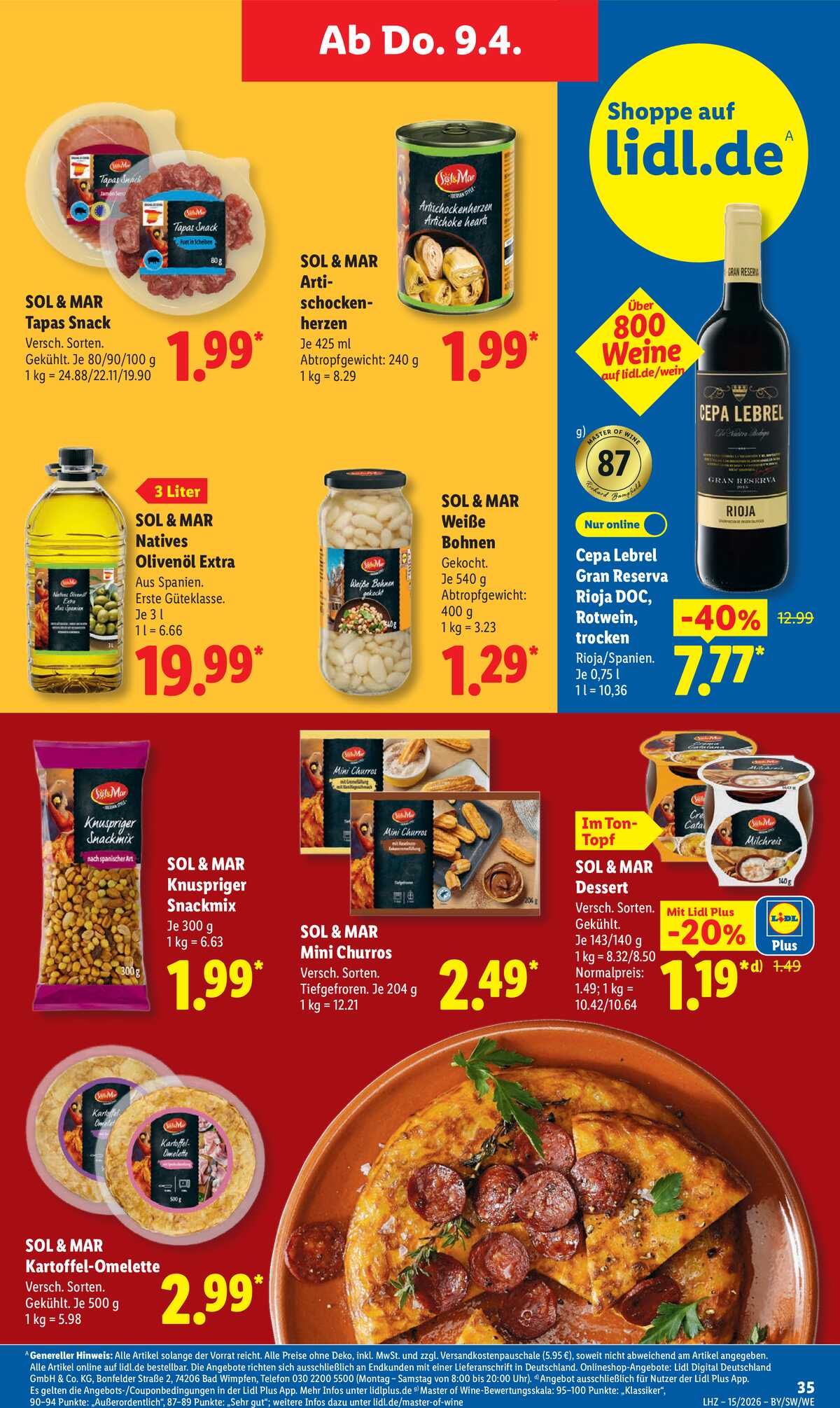 Leták Lidl Německo 7.4.-11.4.2026 strana 49