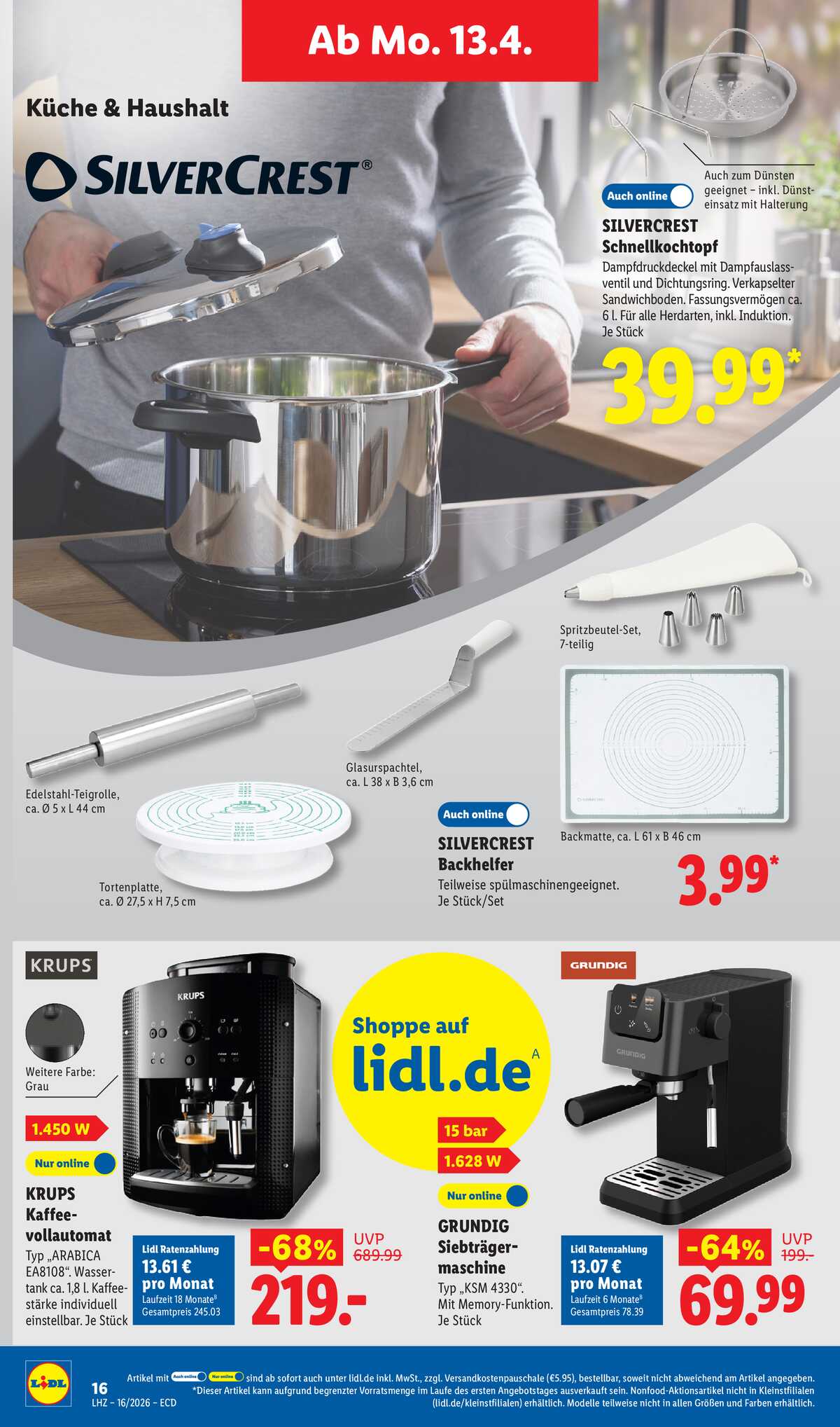 Leták Lidl Německo 13.4.-18.4.2026 strana 8