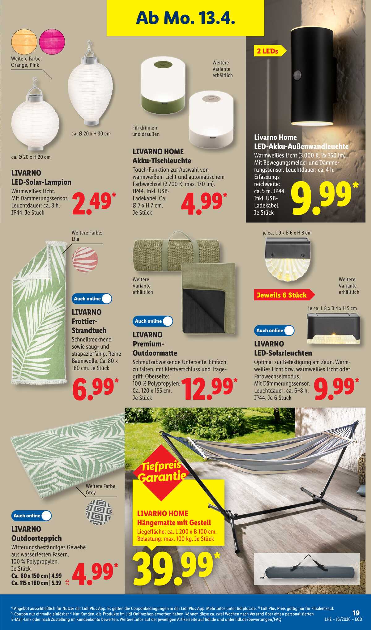 Leták Lidl Německo 13.4.-18.4.2026 strana 13