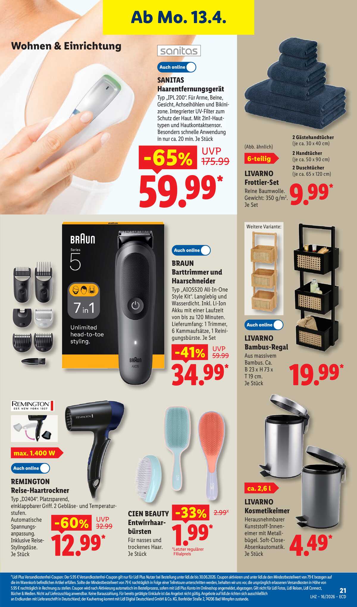 Leták Lidl Německo 13.4.-18.4.2026 strana 15