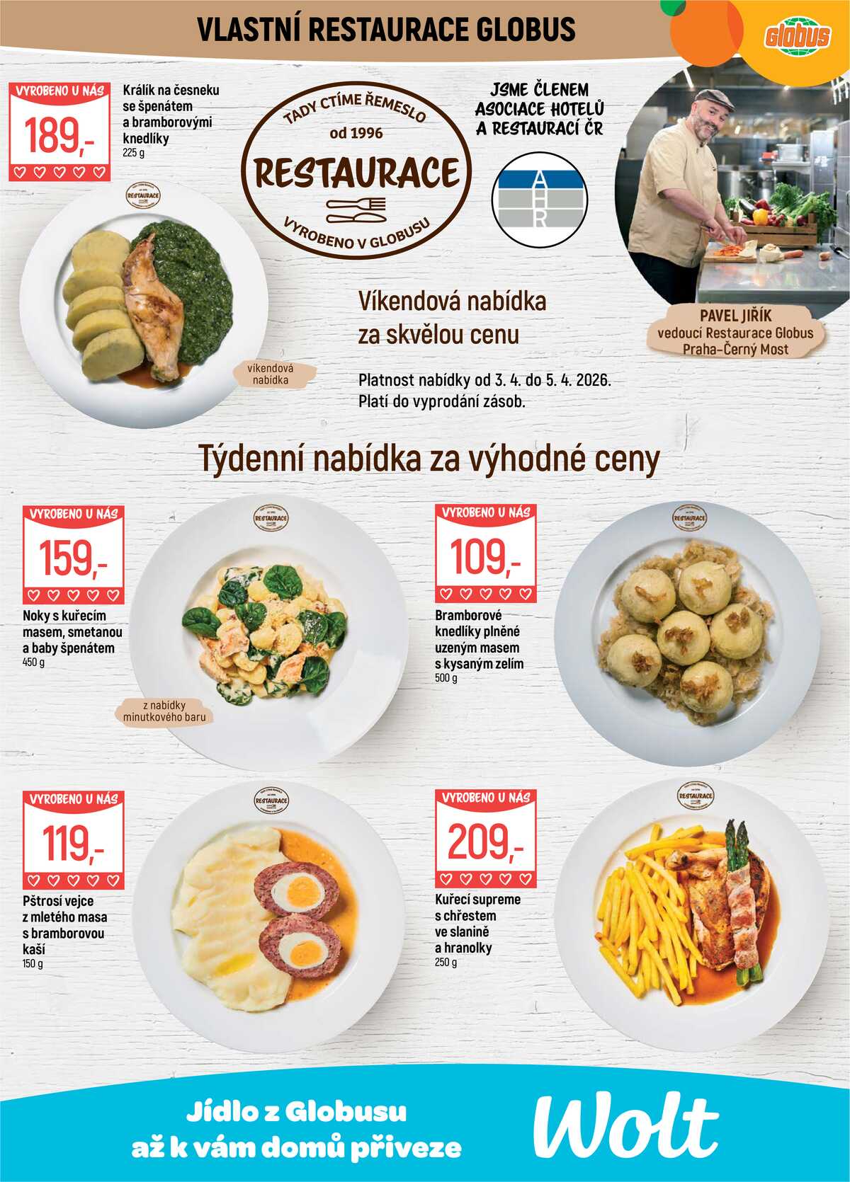 Akční leták Globus 1.4. - 7.4.2026 - Globus Praha - Centrum Černý Most strana 6