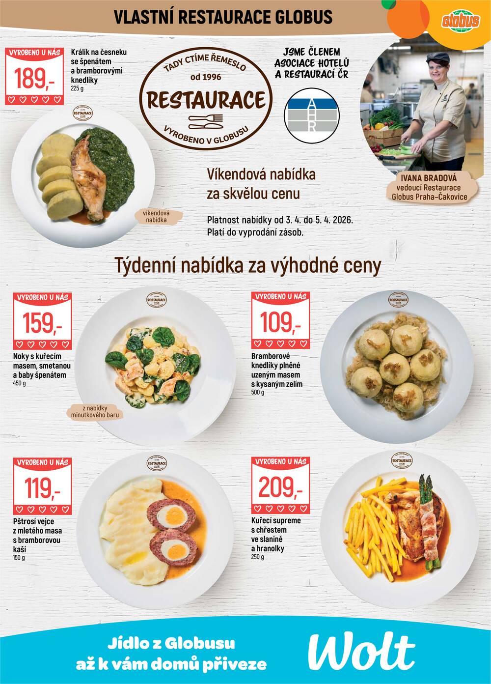 Akční leták Globus 1.4. - 7.4.2026 - Globus Praha - Čakovice