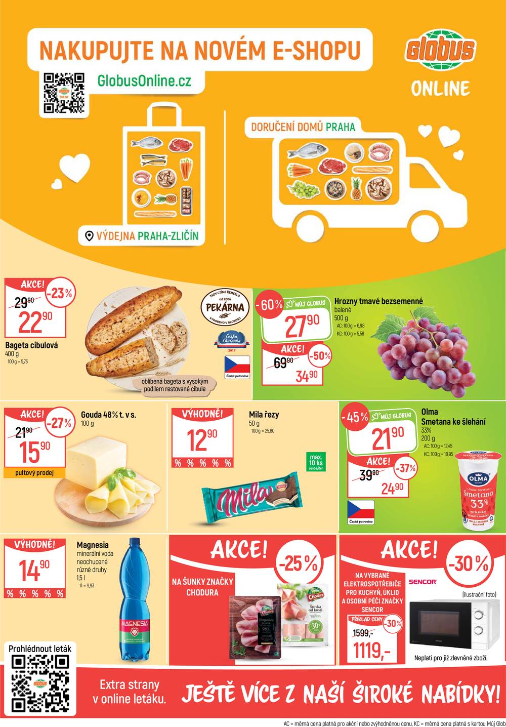 Akční leták Globus 1.4. - 7.4.2026 - Globus Praha - Zličín