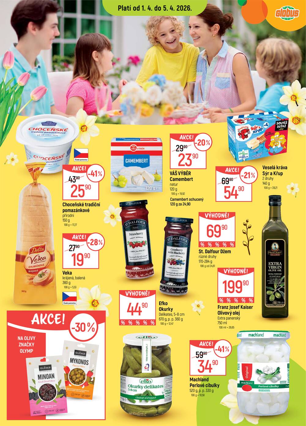 Akční leták Globus 1.4. - 7.4.2026 - Globus Opava