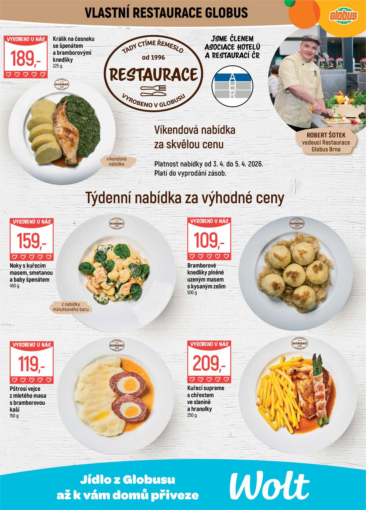 Akční leták Globus 1.4. - 7.4.2026 - Globus Brno Ivanovice strana 6