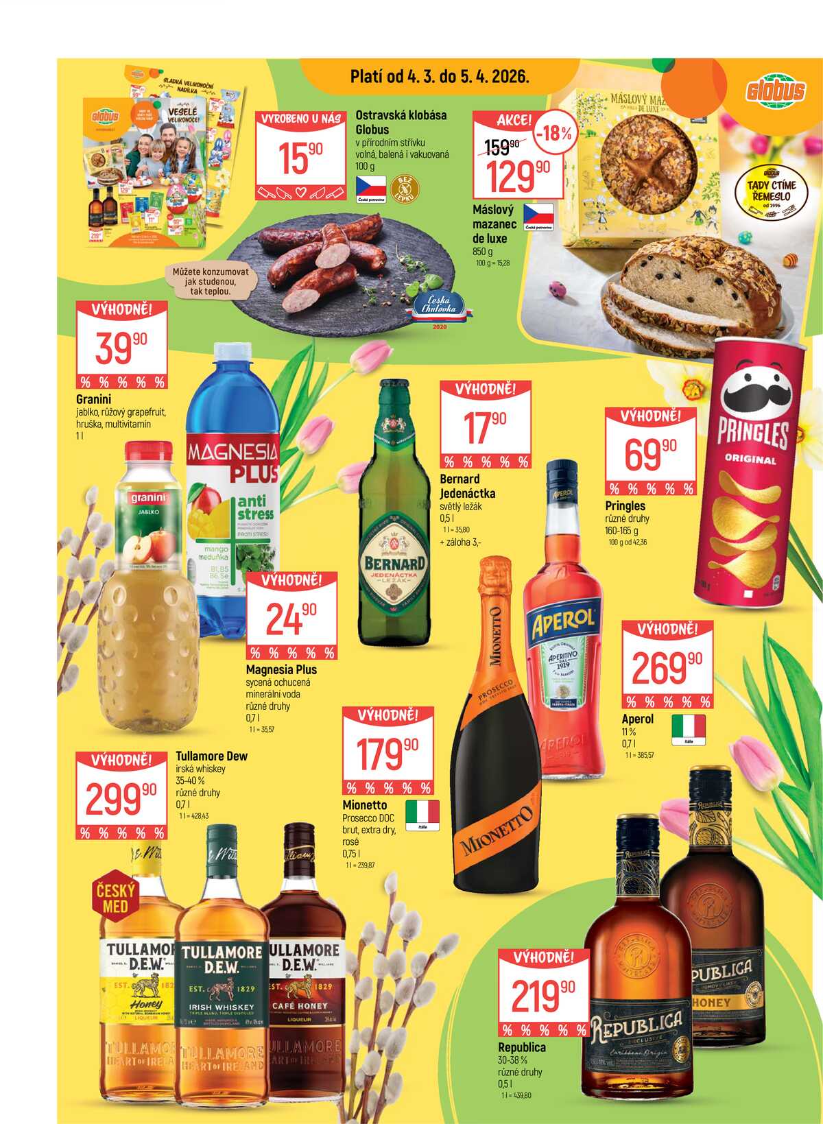 Akční leták Globus 1.4. - 7.4.2026 - Globus Praha - Štěrboholy strana 15