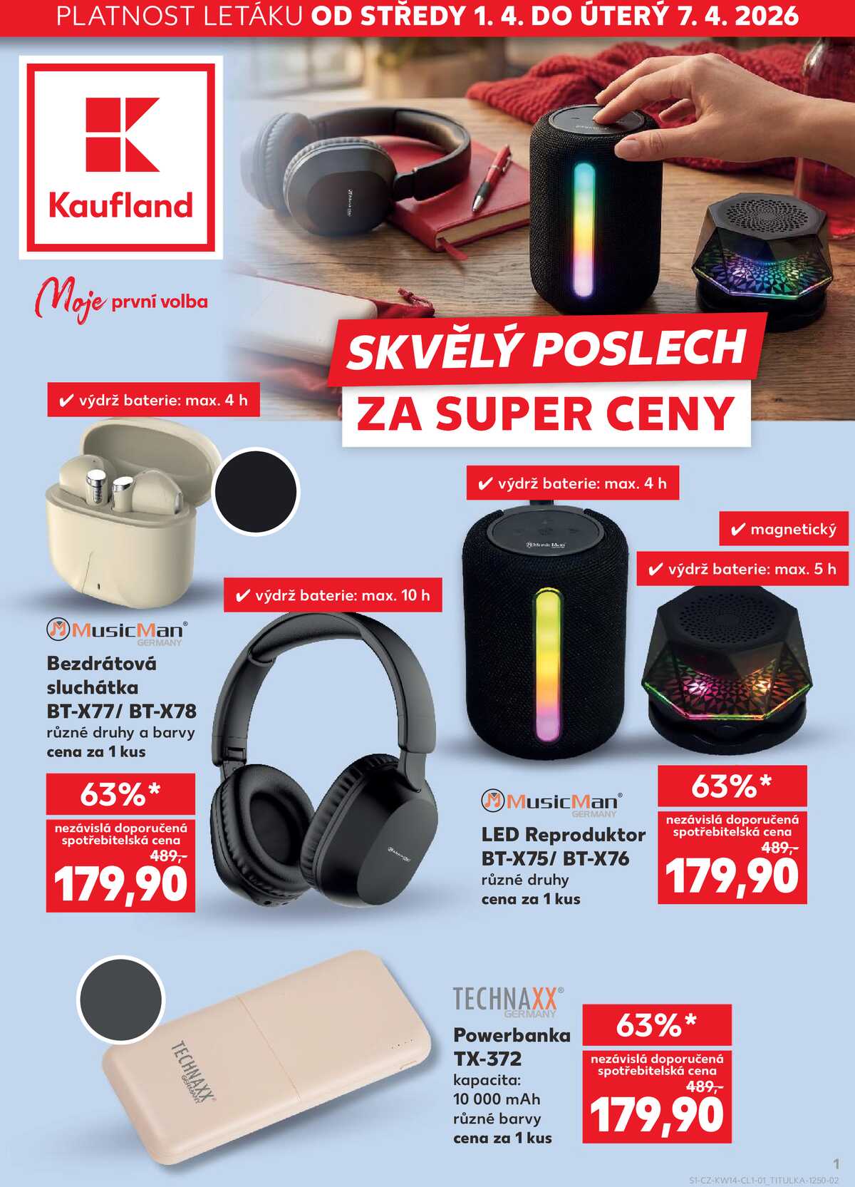 Kaufland Spotřební zboží 1.4. - 7.4.2026 strana 1