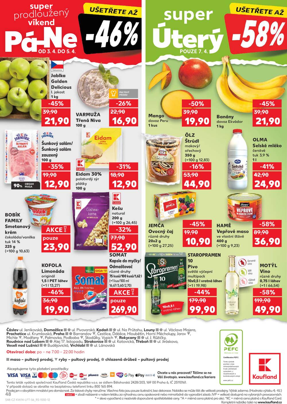 Leták Kaufland - Kaufland 1.4. - 7.4. - Kaufland Praha-Barrandov - strana 48 Leták Kaufland - Kaufland 1.4. - 7.4. - Kaufland Praha-Barrandov - strana 48