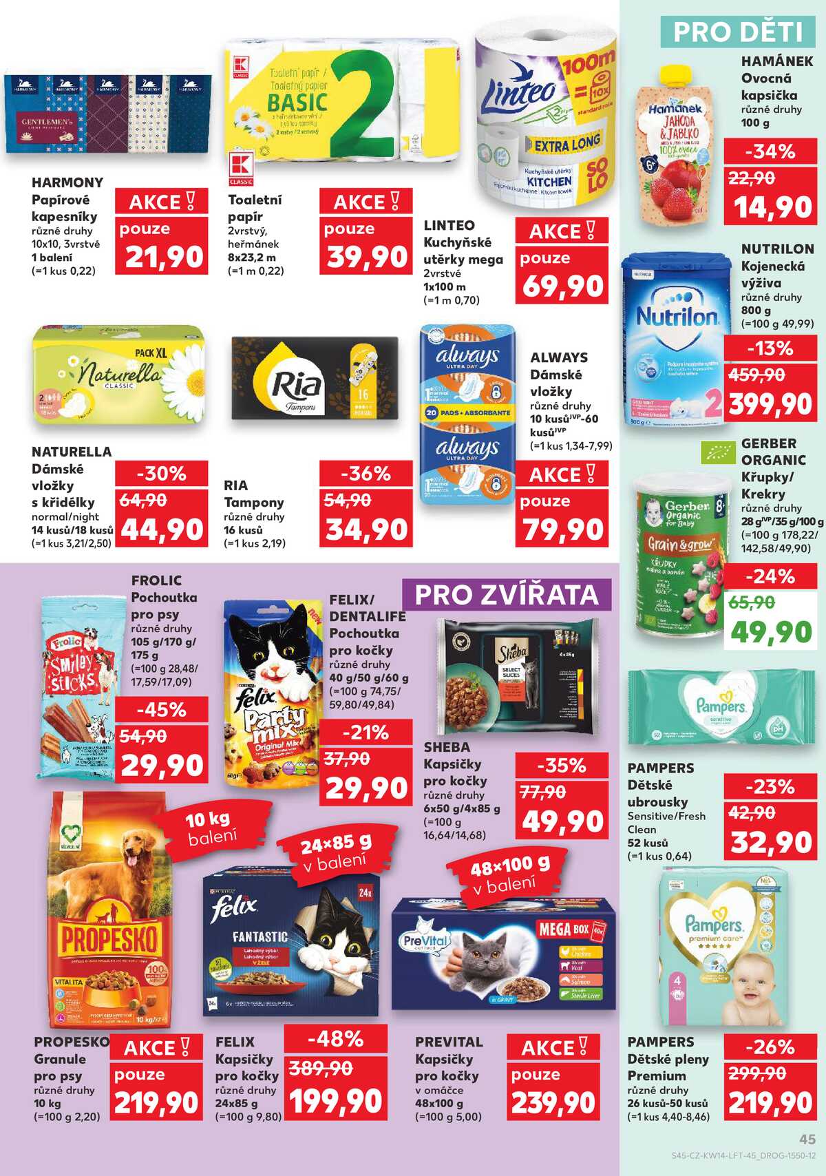 Kaufland 1.4. - 7.4. - Kaufland - Praha - Hloubětín strana 45