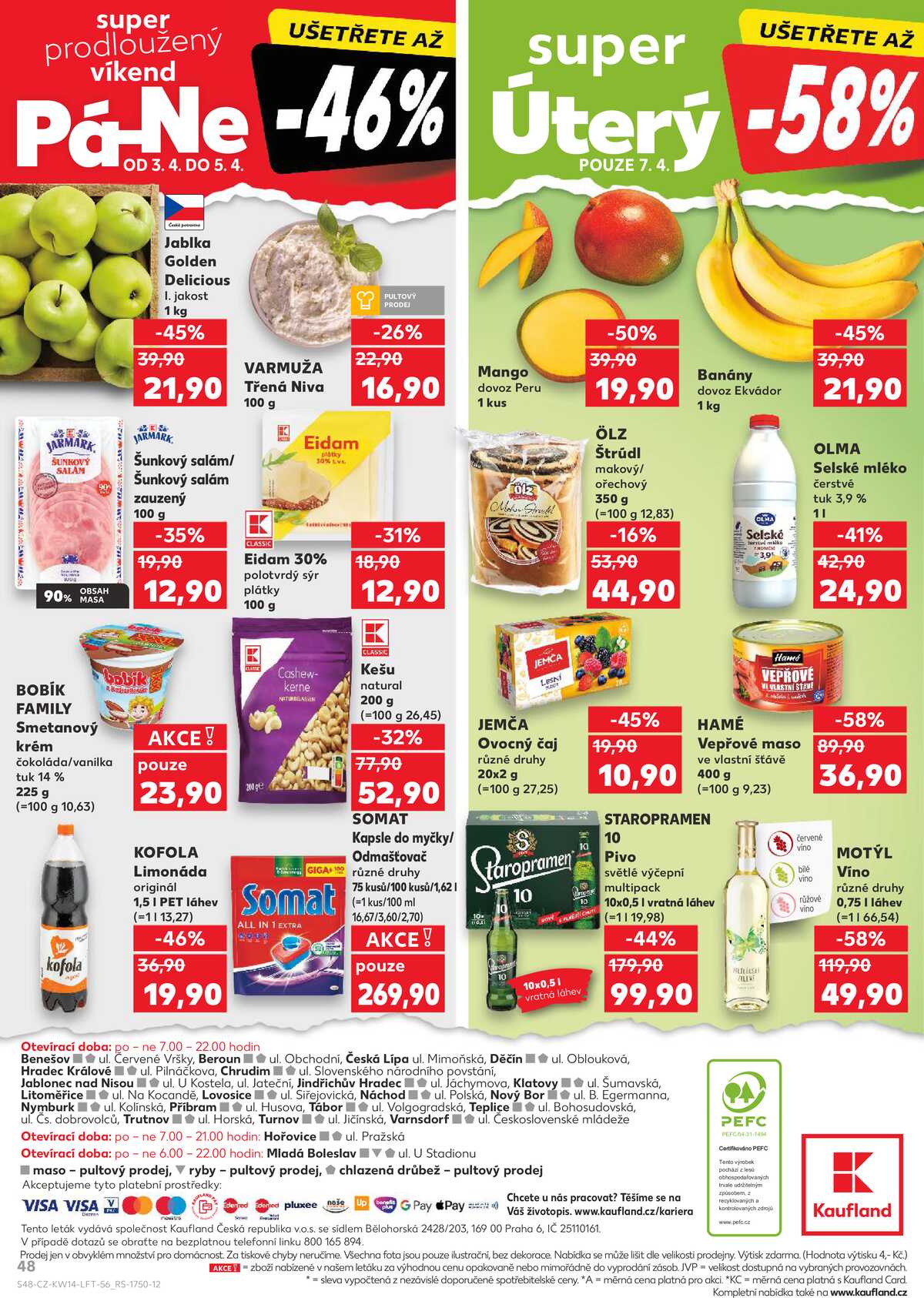 Kaufland 1.4. - 7.4. - Kaufland - Litoměřice strana 48