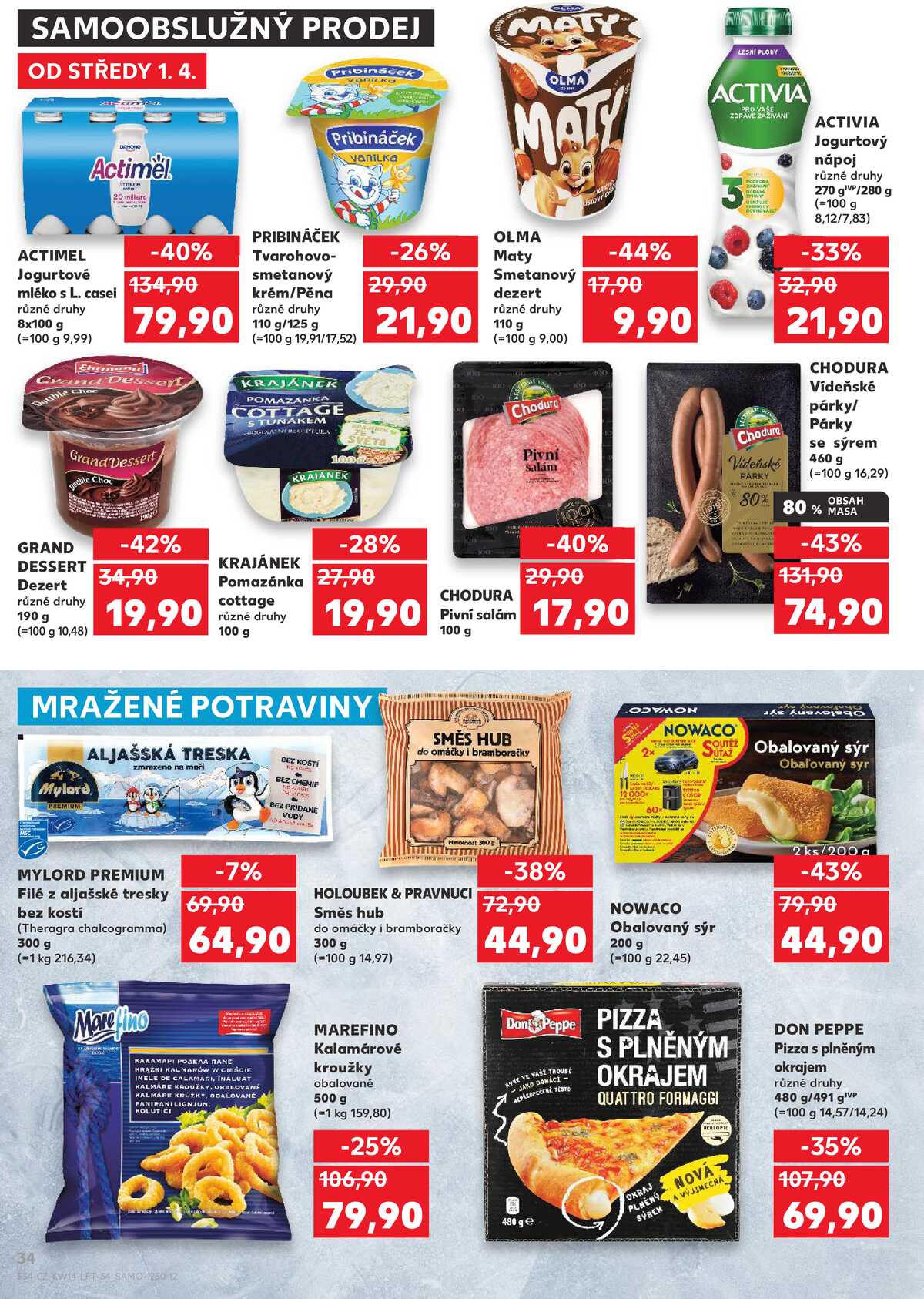 Kaufland 1.4. - 7.4. - Kaufland - Děčín strana 34