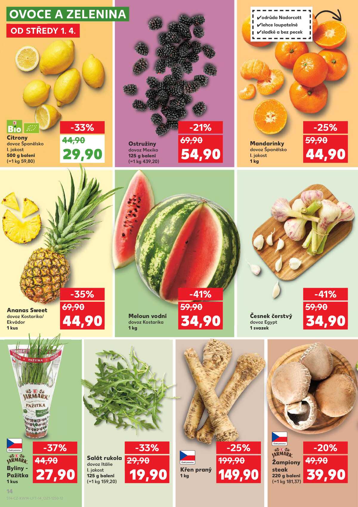 Kaufland 1.4. - 7.4. - Kaufland - Brno - Slatina strana 14