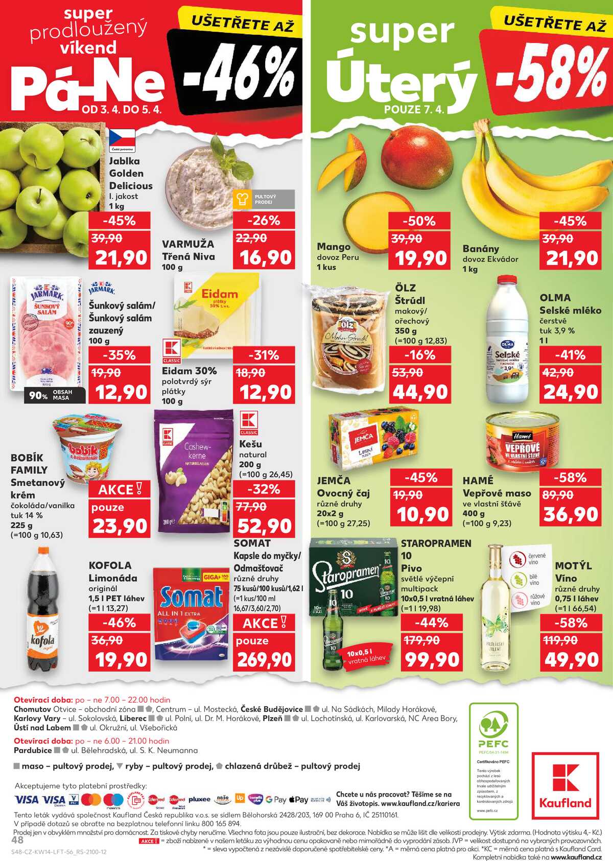 Kaufland 1.4. - 7.4. - Kaufland - Ústí nad Labem (Okružní) strana 48