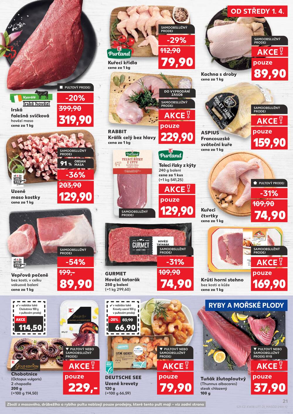 Leták Kaufland - Kaufland 1.4. - 7.4. - Kaufland - Chomutov - centrum - strana 21 Leták Kaufland - Kaufland 1.4. - 7.4. - Kaufland - Chomutov - centrum - strana 21