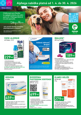 Alphega lékárny letáky