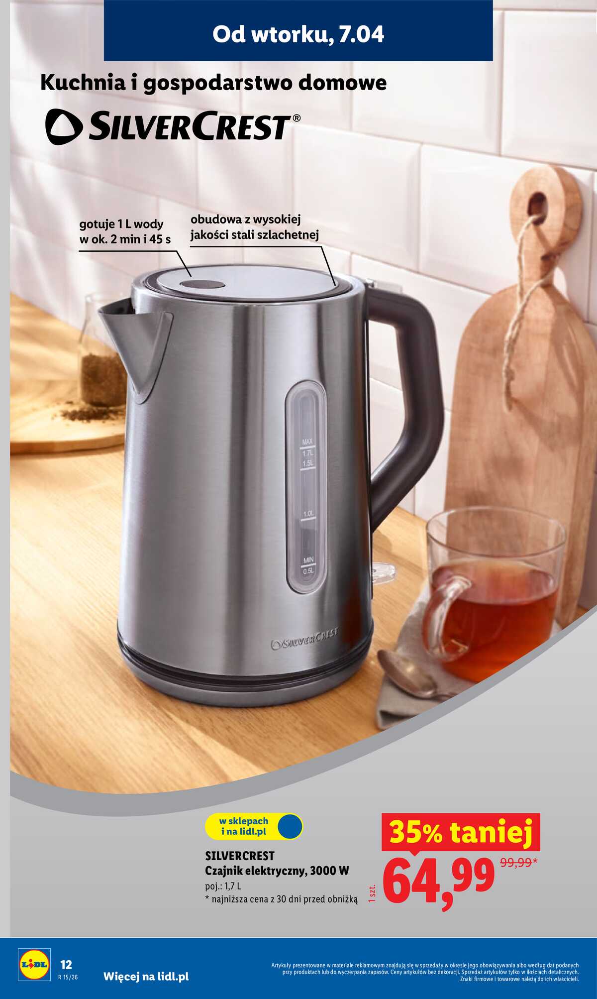 Leták Lidl Polsko 7.4.-11.4.2026 - Katalog platný od 7.04 strana 14