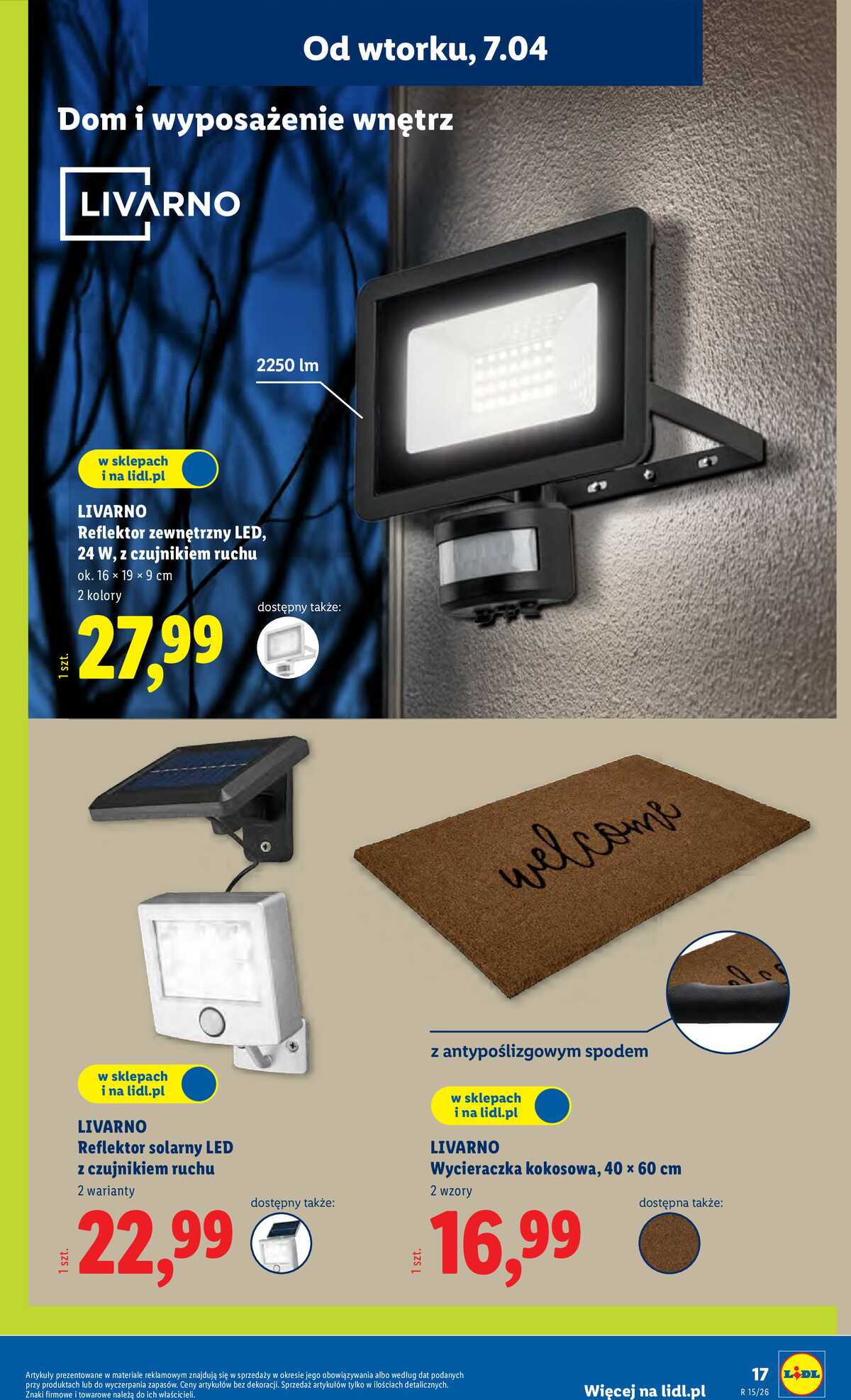 Leták Lidl Polsko 7.4.-11.4.2026 - Katalog platný od 7.04 strana 19