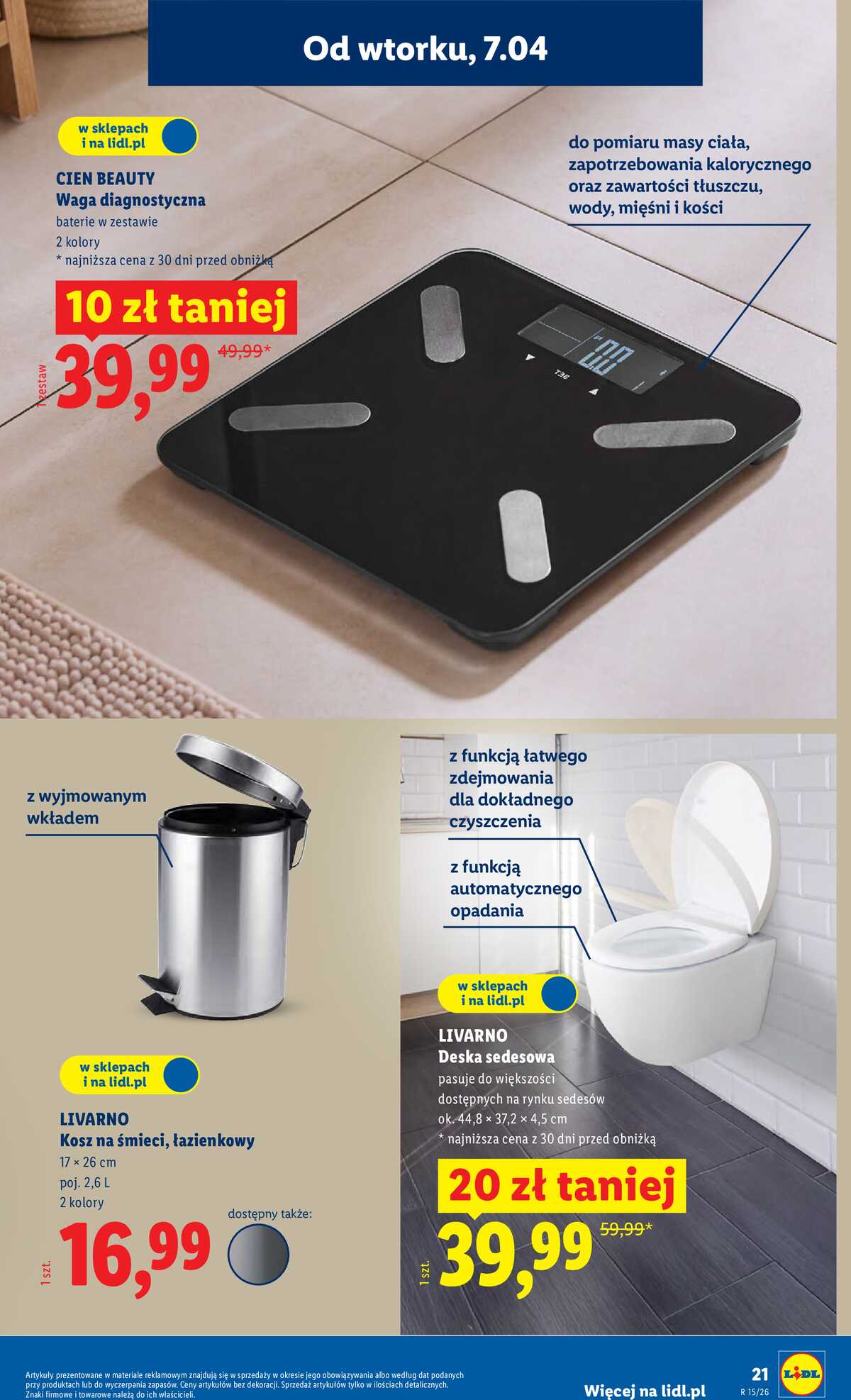 Leták Lidl Polsko 7.4.-11.4.2026 - Katalog platný od 7.04 strana 23