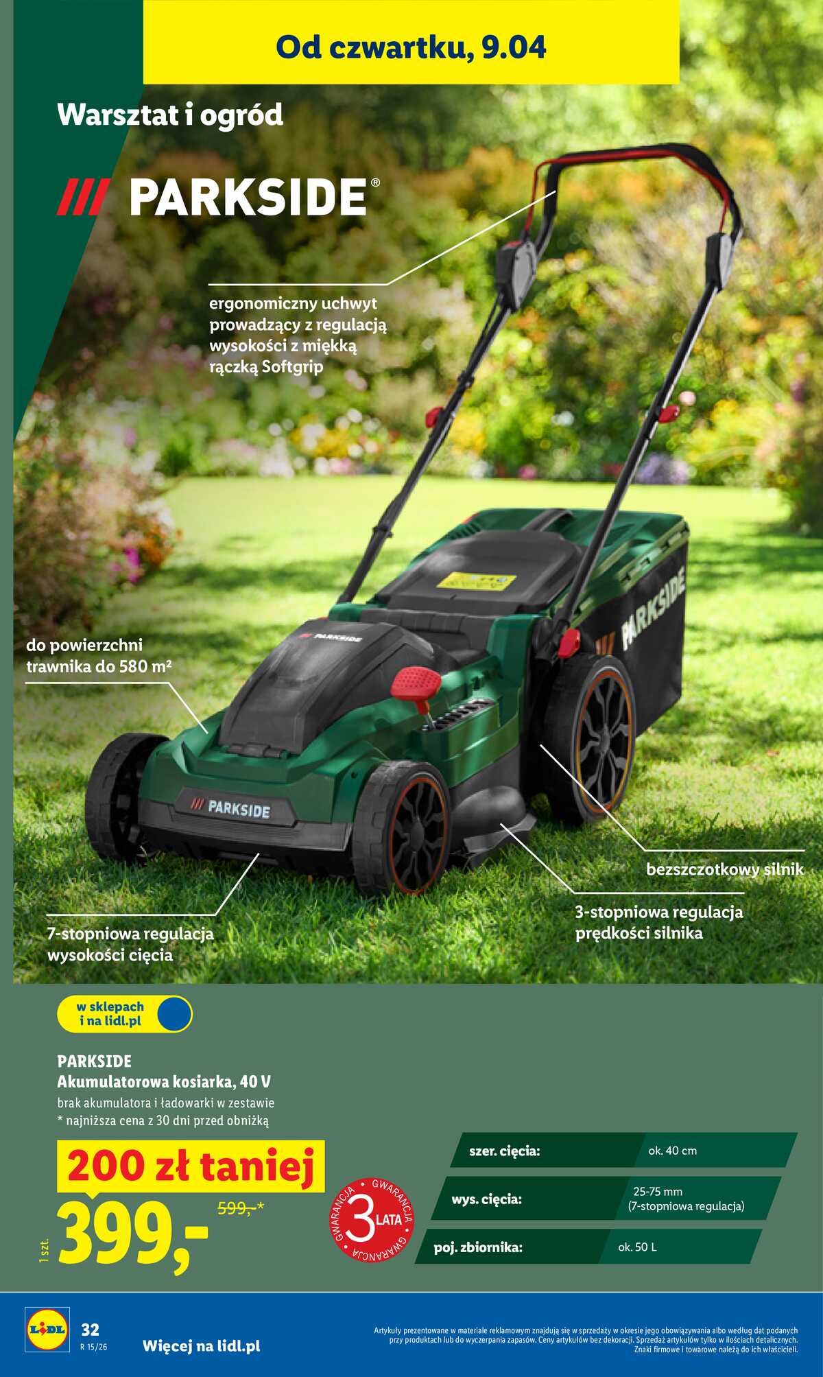 Leták Lidl Polsko 7.4.-11.4.2026 - Katalog platný od 7.04 strana 40