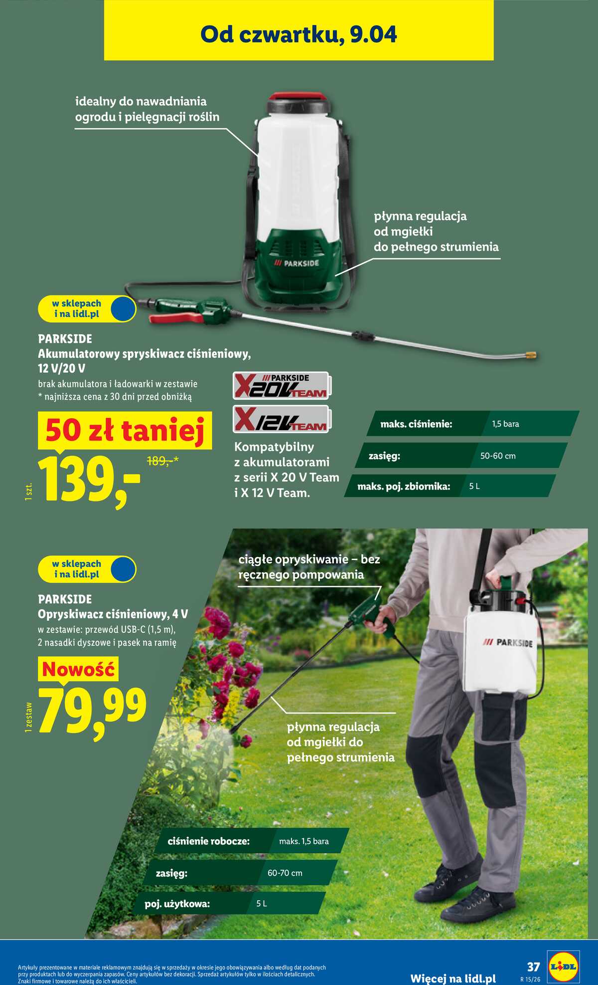Leták Lidl Polsko 7.4.-11.4.2026 - Katalog platný od 7.04 strana 45