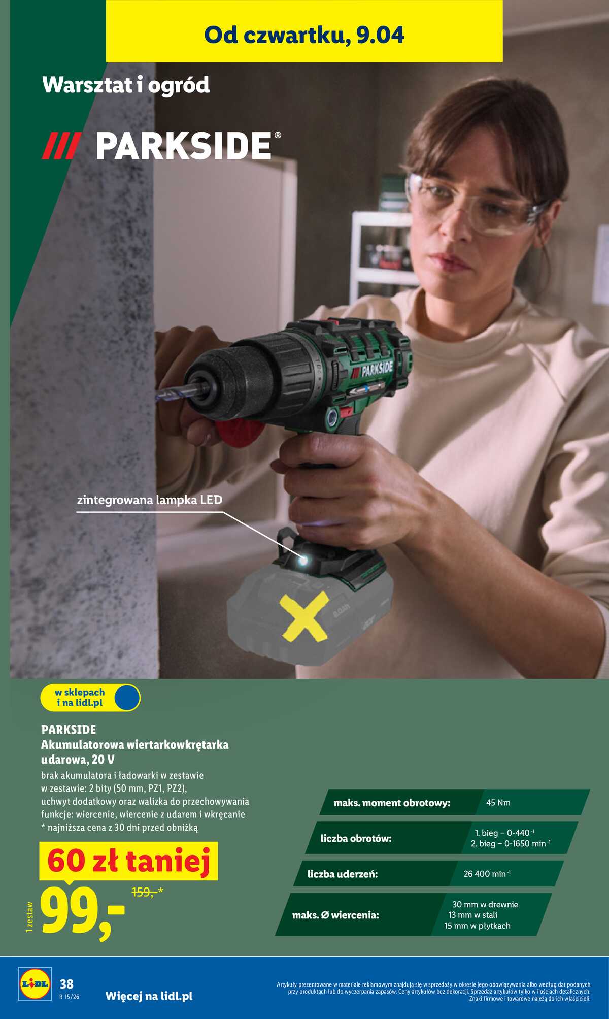 Leták Lidl Polsko 7.4.-11.4.2026 - Katalog platný od 7.04 strana 46