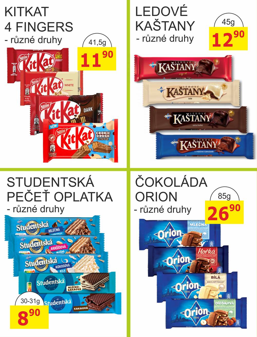 BENE Nápoje od 1.4. do 30.4.2026