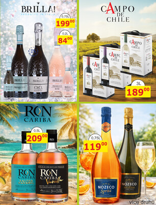 BENE Nápoje od 1.4. do 30.4.2026