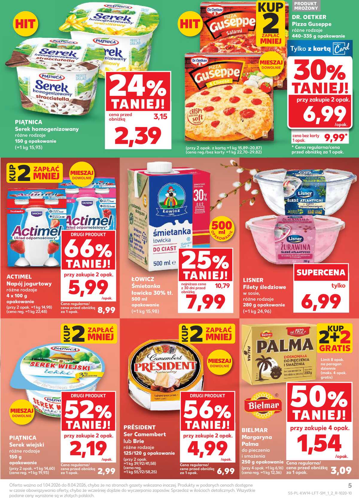 Leták Kaufland Polsko 1.4.-8.4.2026 - Noviny týdne strana 5