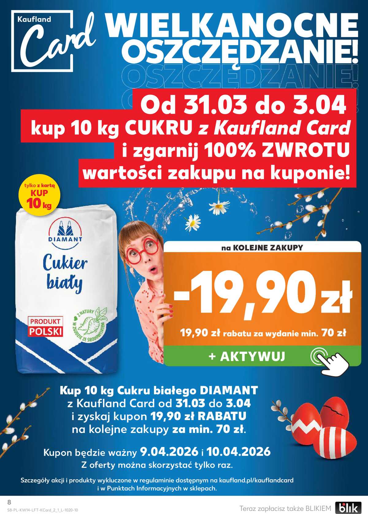 Leták Kaufland Polsko 1.4.-8.4.2026 - Noviny týdne strana 8