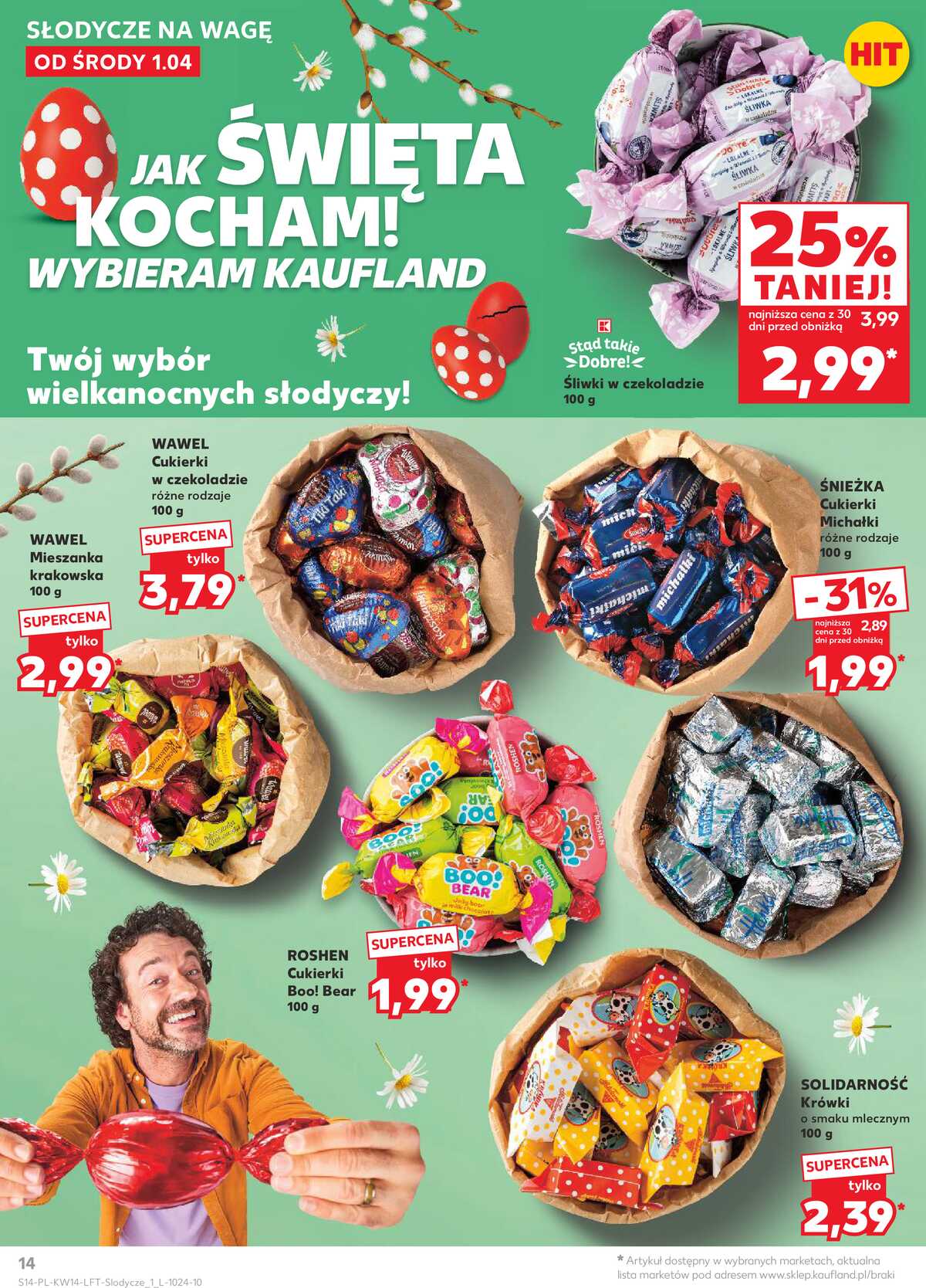 Leták Kaufland Polsko 1.4.-8.4.2026 - Noviny týdne strana 14