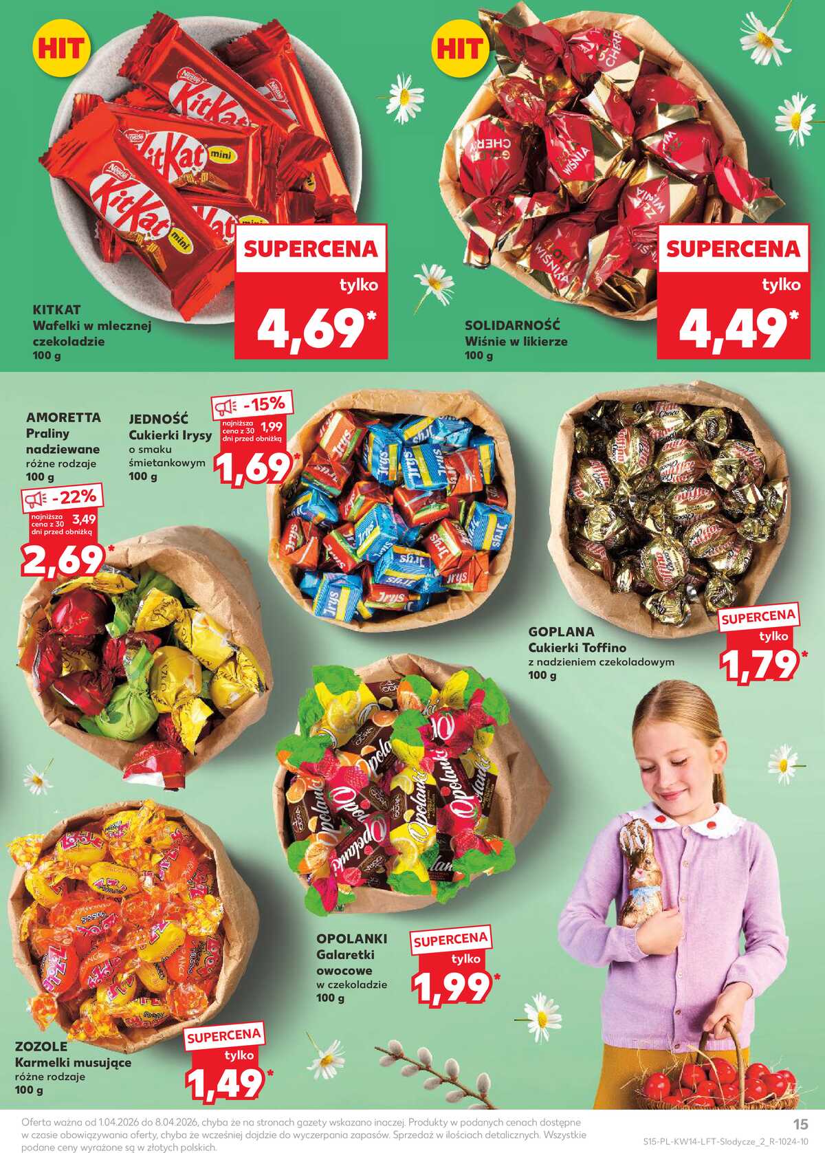 Leták Kaufland Polsko 1.4.-8.4.2026 - Noviny týdne strana 15