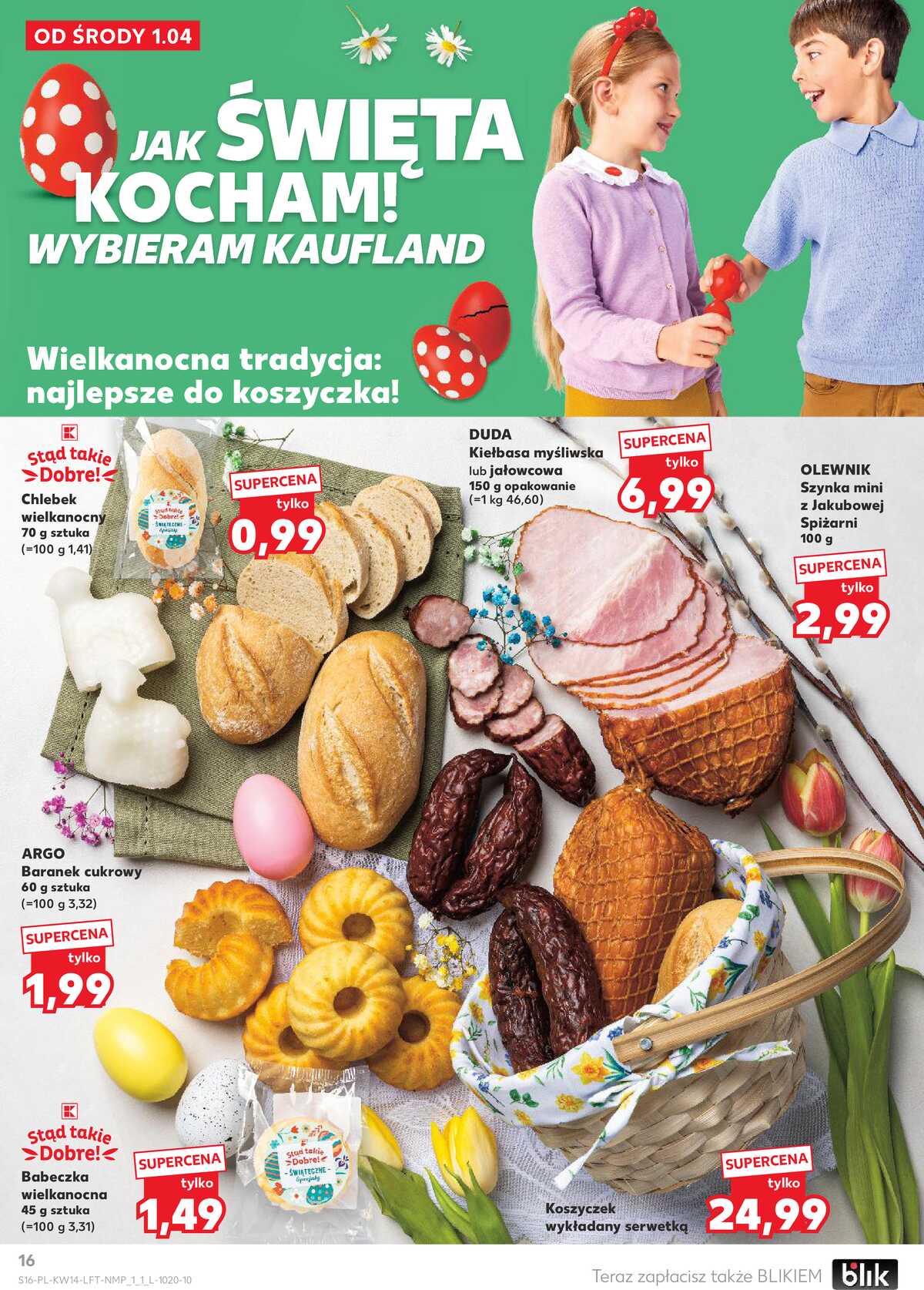 Leták Kaufland Polsko 1.4.-8.4.2026 - Noviny týdne strana 16