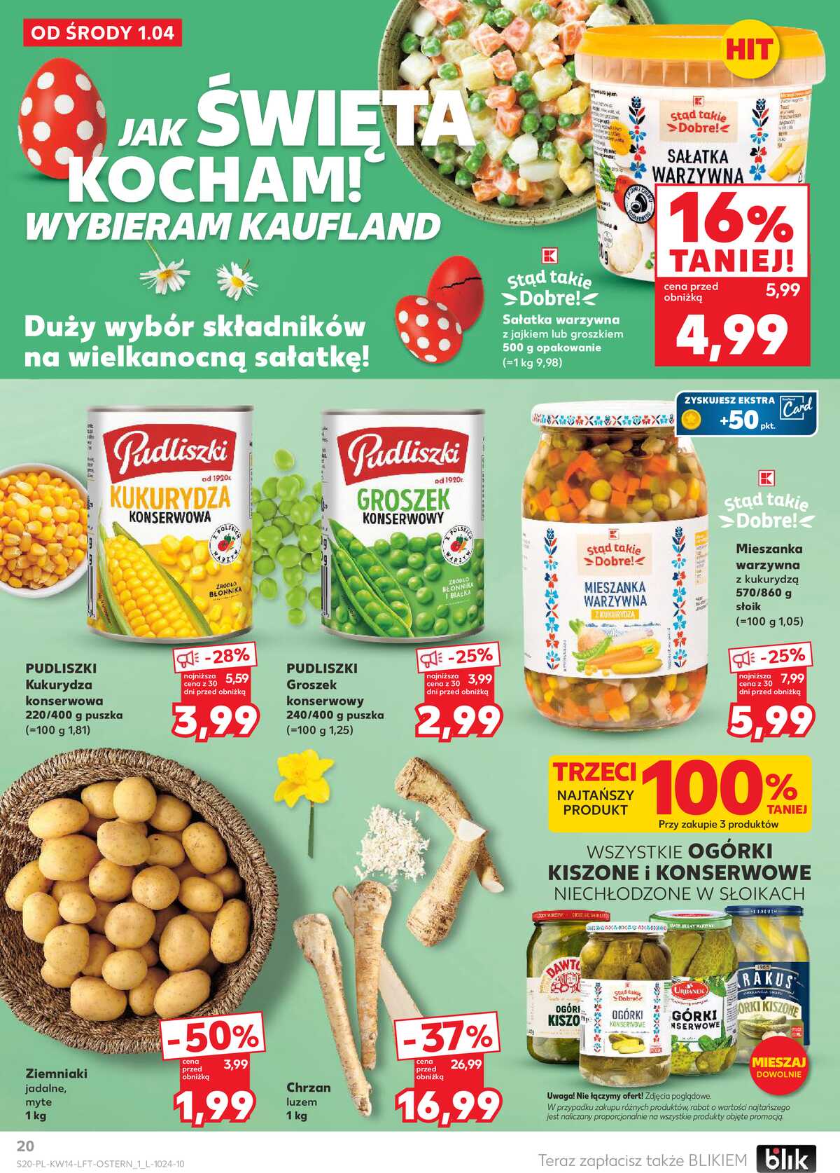Leták Kaufland Polsko 1.4.-8.4.2026 - Noviny týdne strana 20