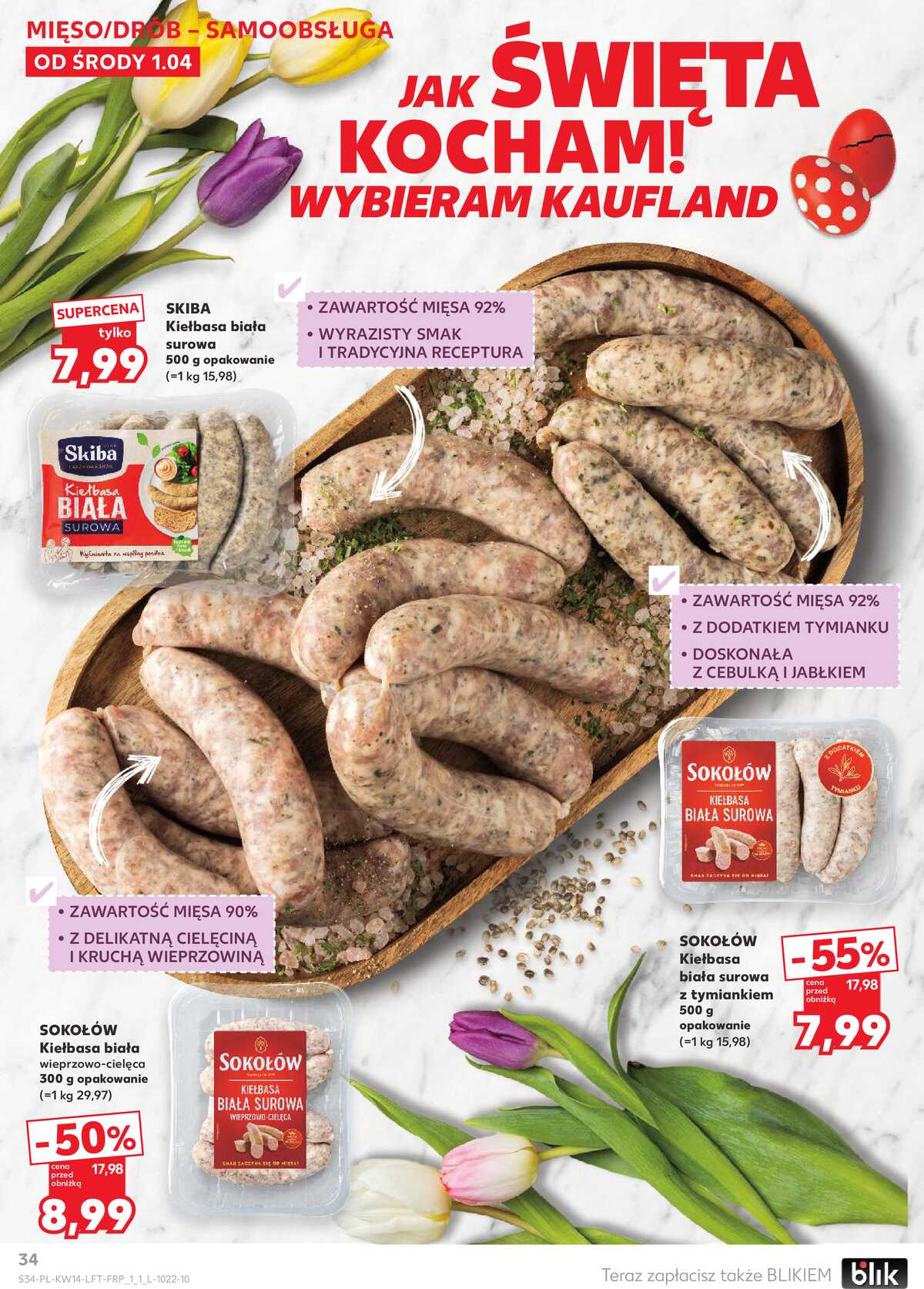 Leták Kaufland Polsko 1.4.-8.4.2026 - Noviny týdne strana 34