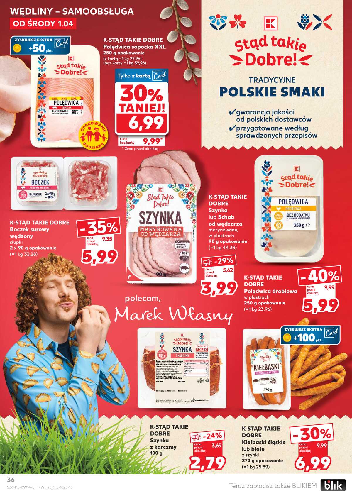 Leták Kaufland Polsko 1.4.-8.4.2026 - Noviny týdne strana 36