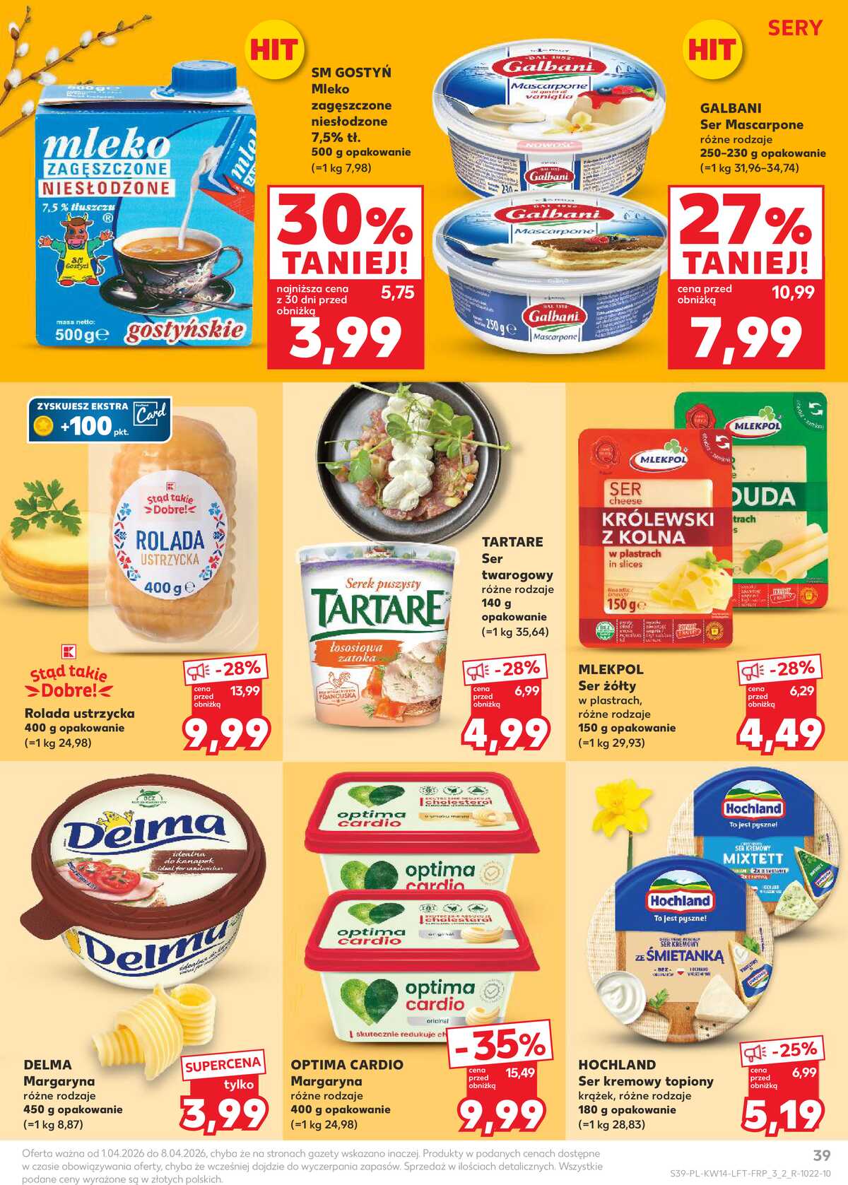 Leták Kaufland Polsko 1.4.-8.4.2026 - Noviny týdne strana 39